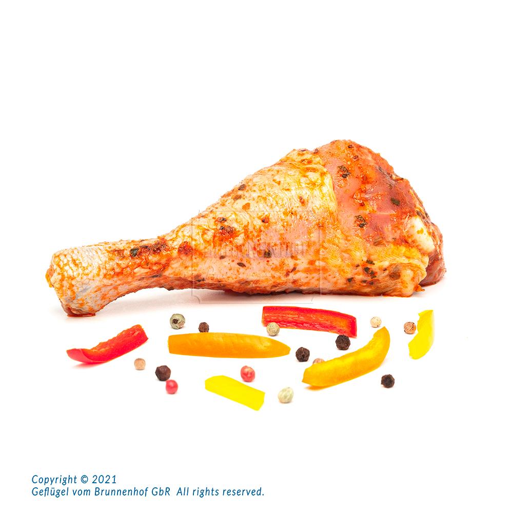 Landgockel Drumsticks, mariniert