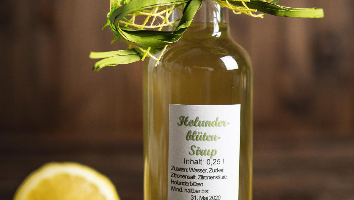 Holunderblütensirup Holunderblütensirup