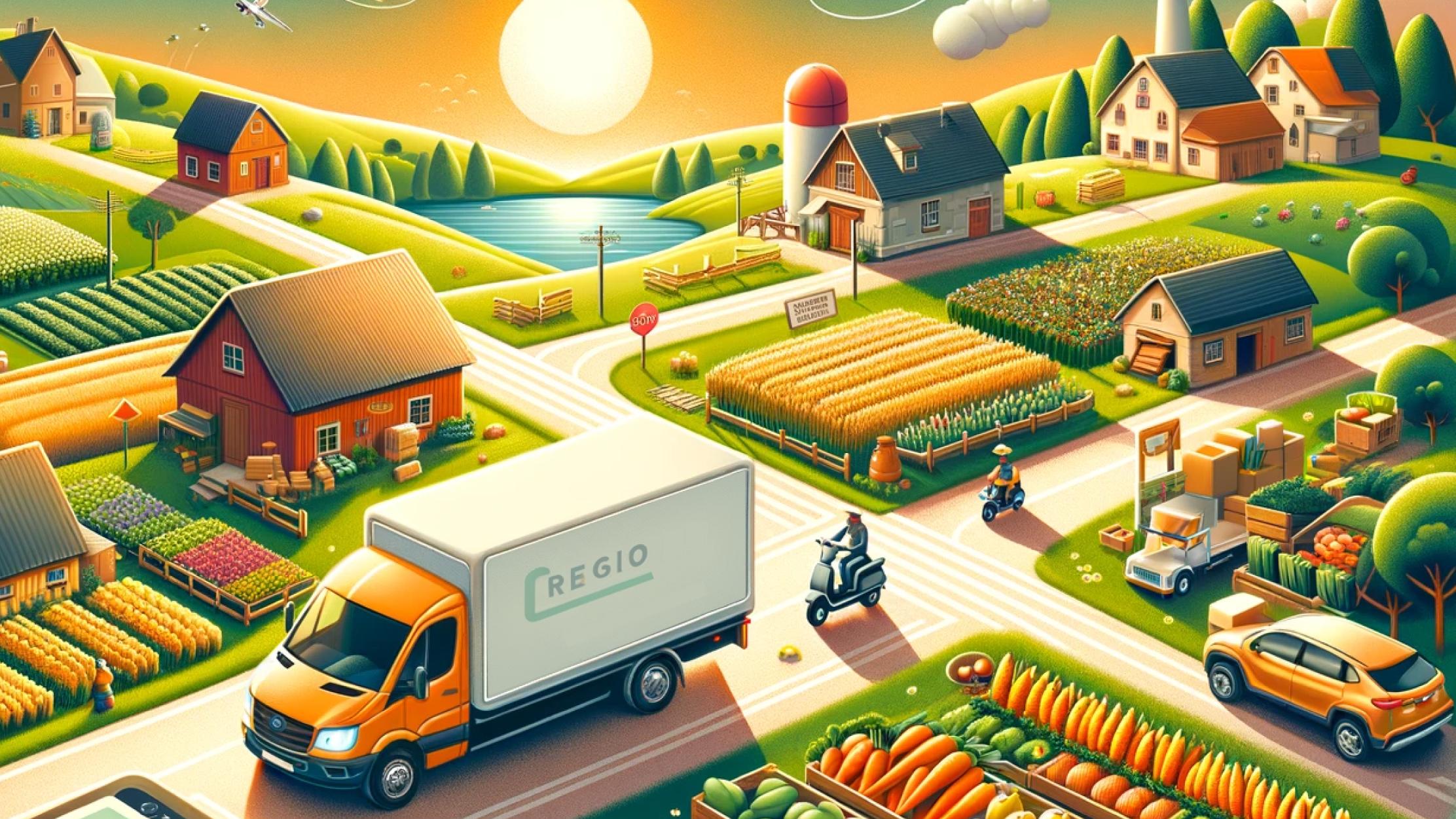 Logistik in der regionalen Lebensmittelkette: Zwei Herangehensweisen zur Bündelung