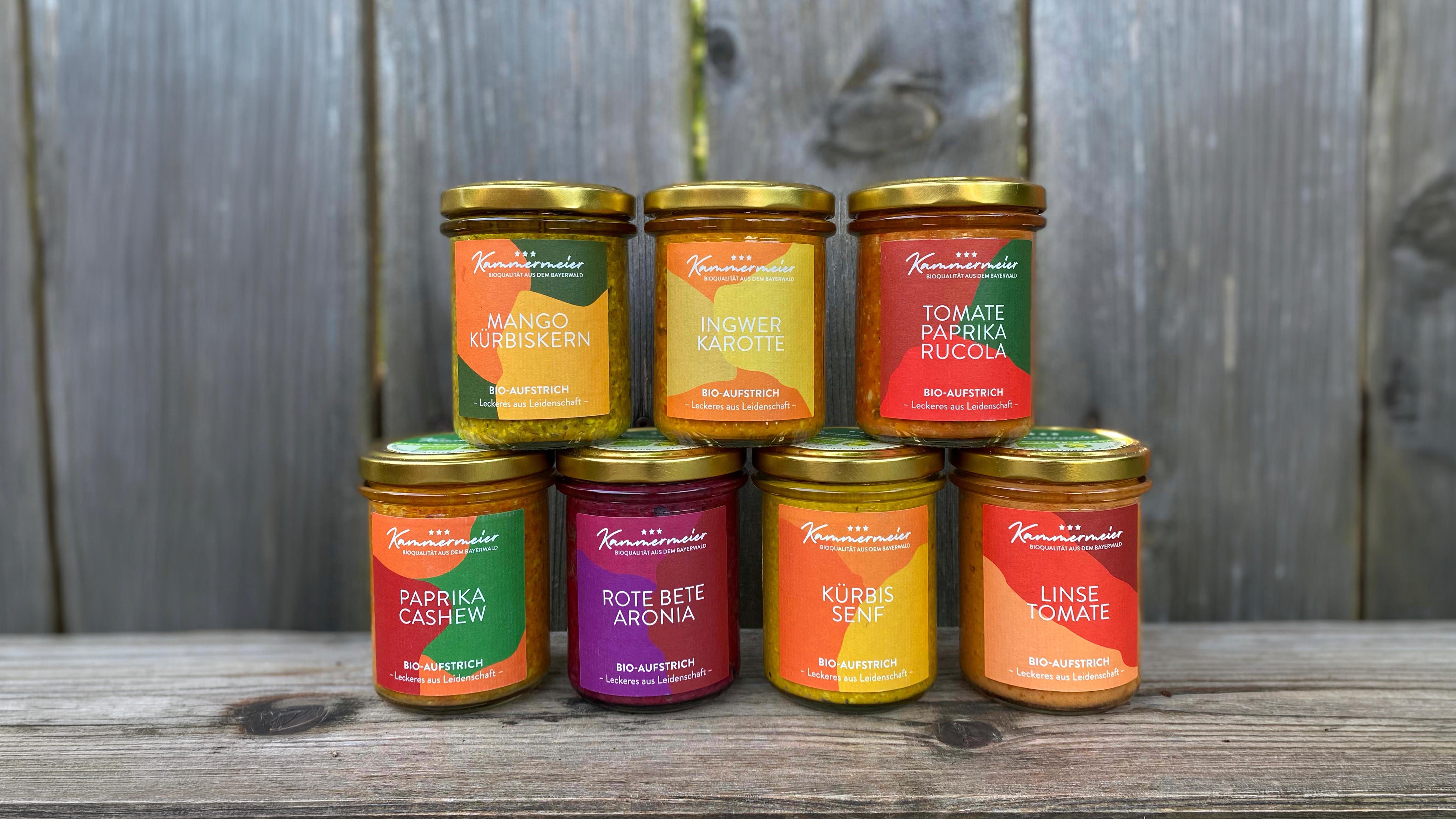 veganer Bio-Linsen-Tomaten-Aufstrich