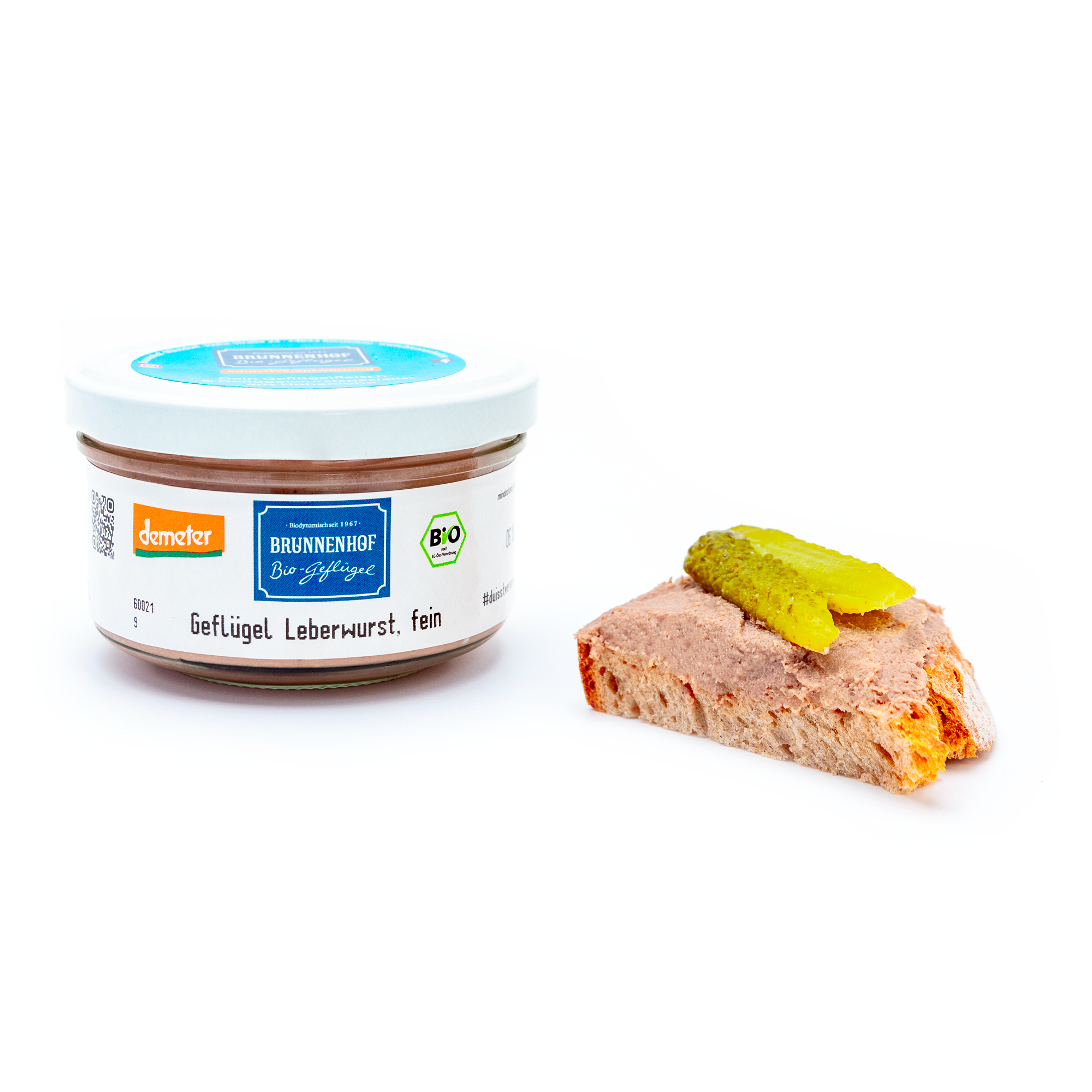 Geflügelleberwurst, im Glas