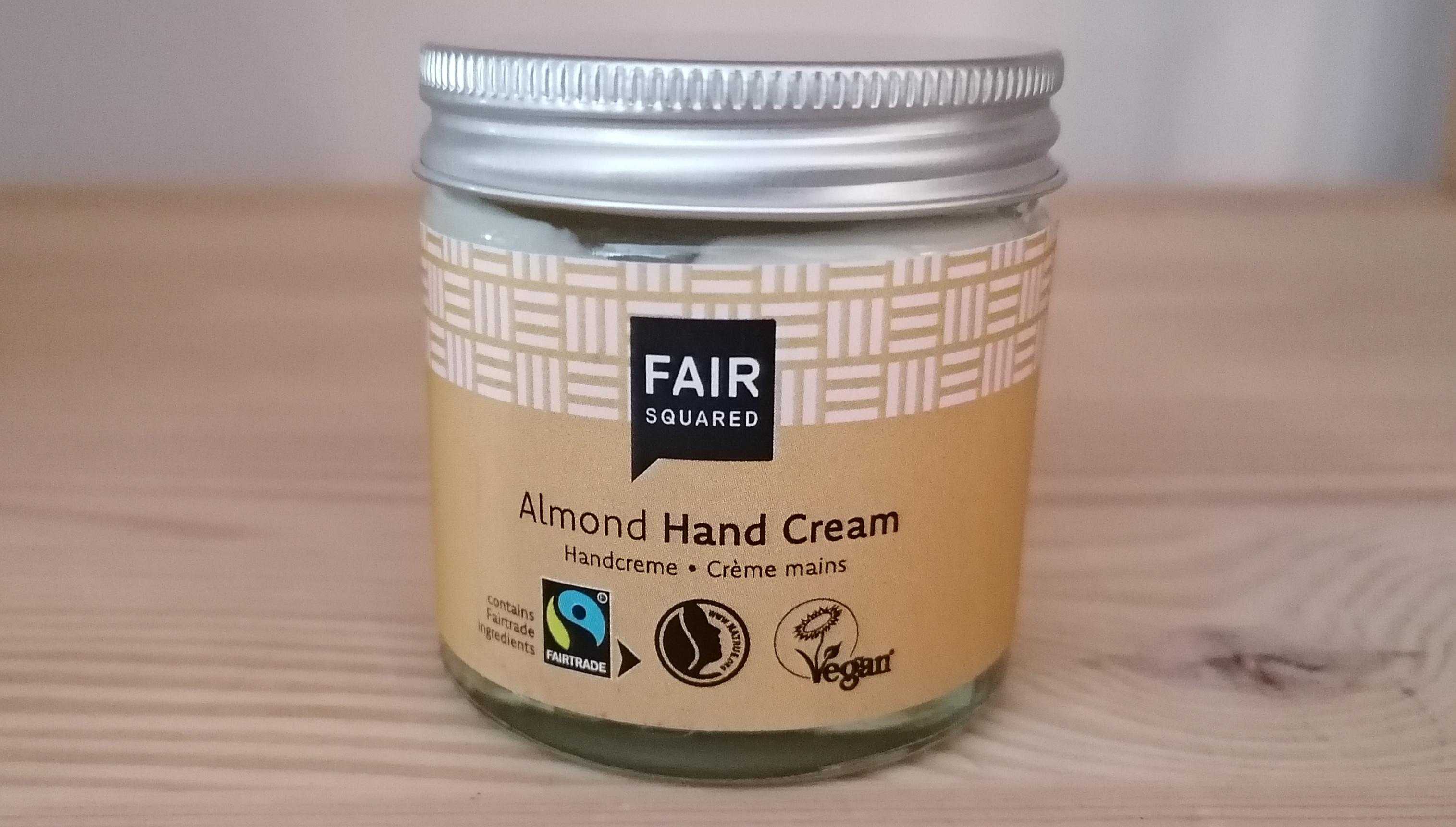 Fair Squared - Hand Cream Almond