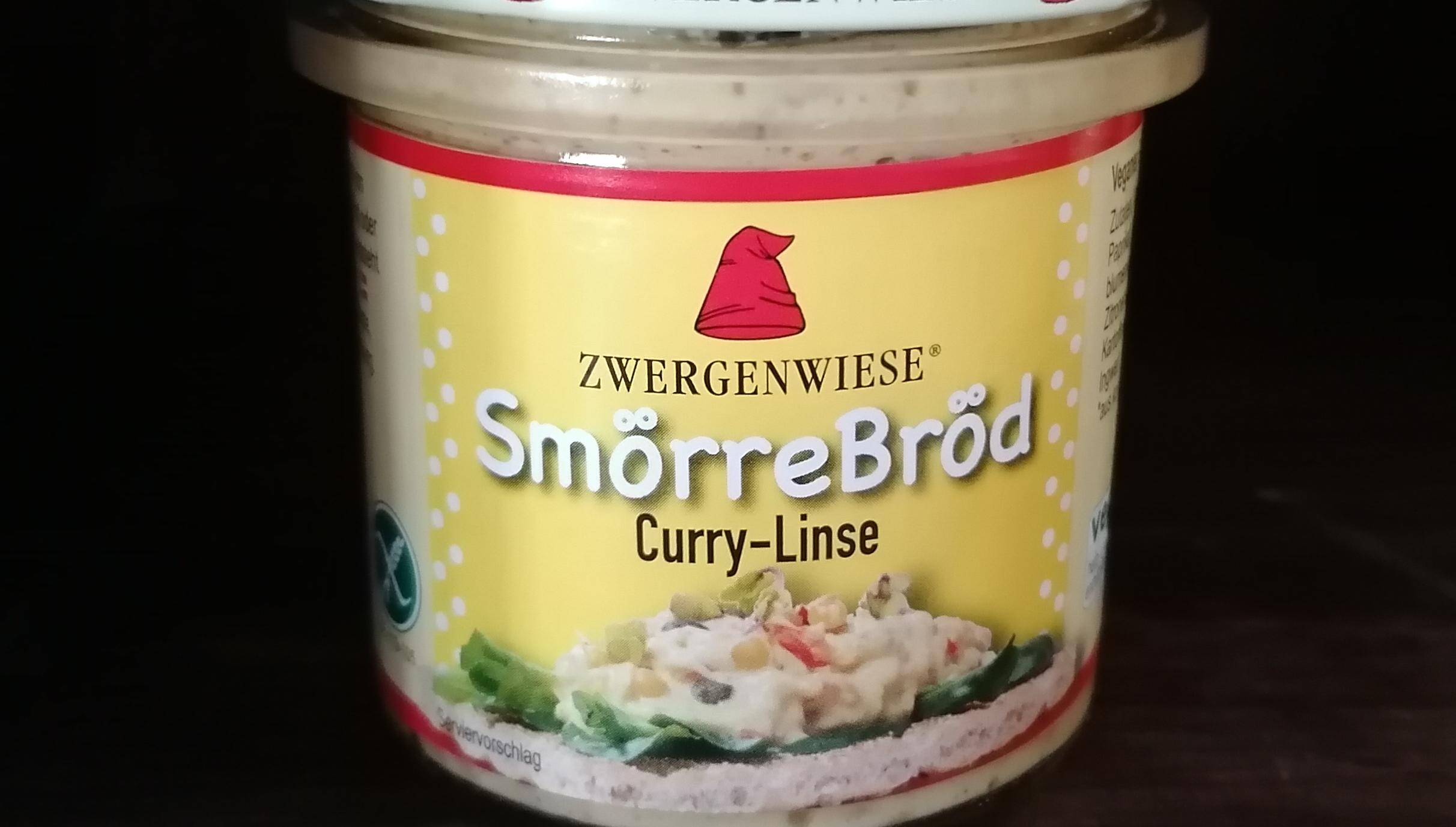 Aufstrich Zwergenwiese: SmörreBröd Curry-Linse