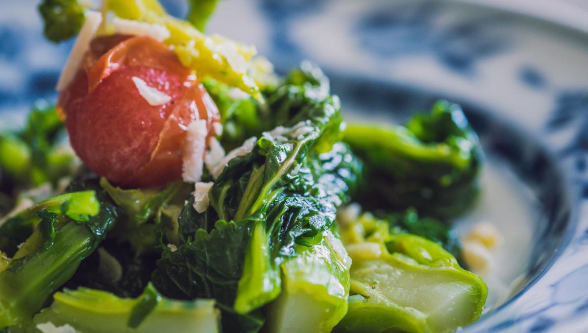 Cime di Rapa mit Parmesan Cime di Rapa mit Parmesan