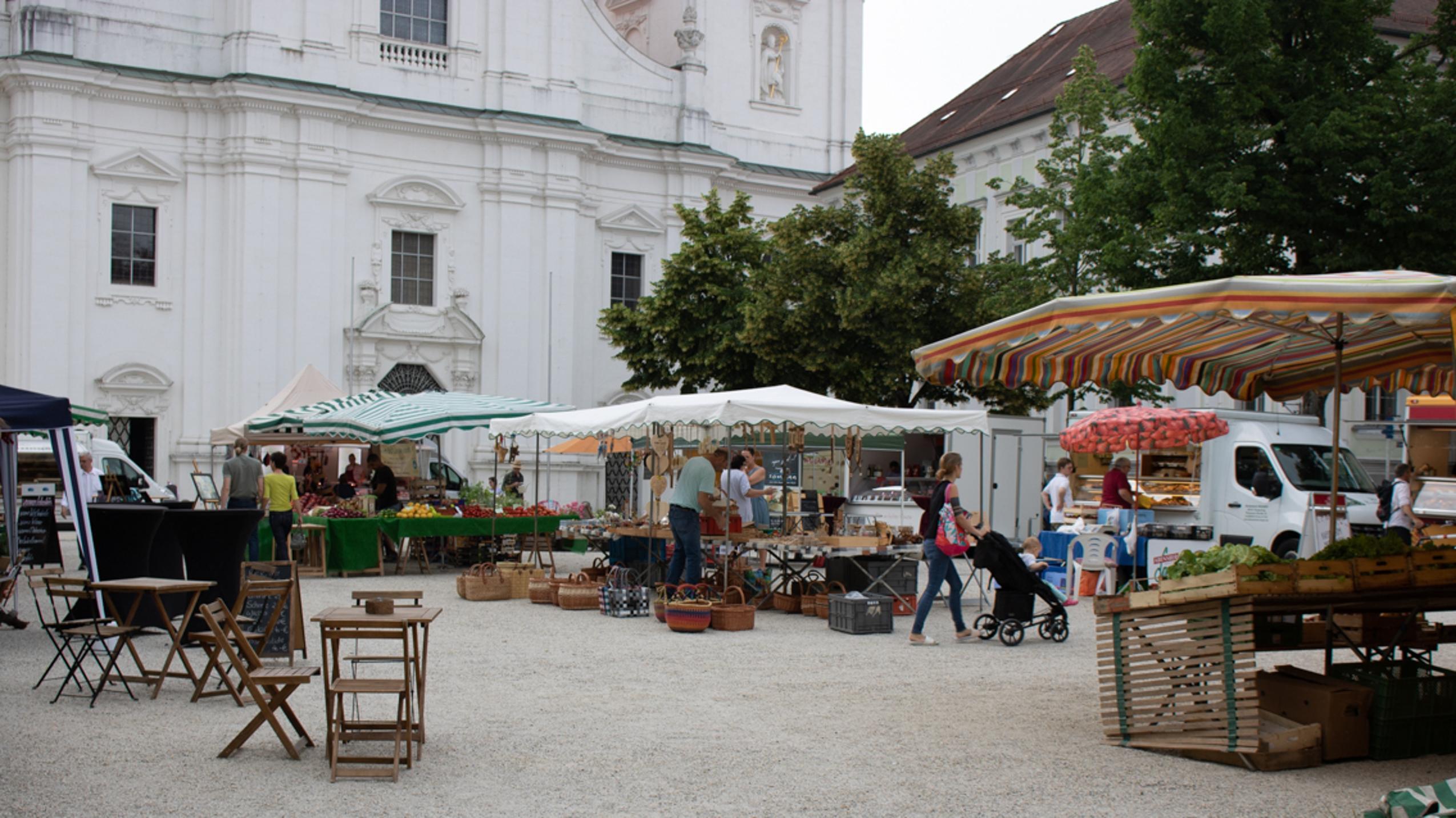 Wochenmarkt Passau Domplatz