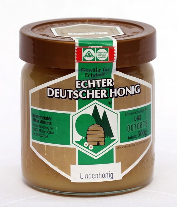Lindenhonig aus der Imkerei Ahrens