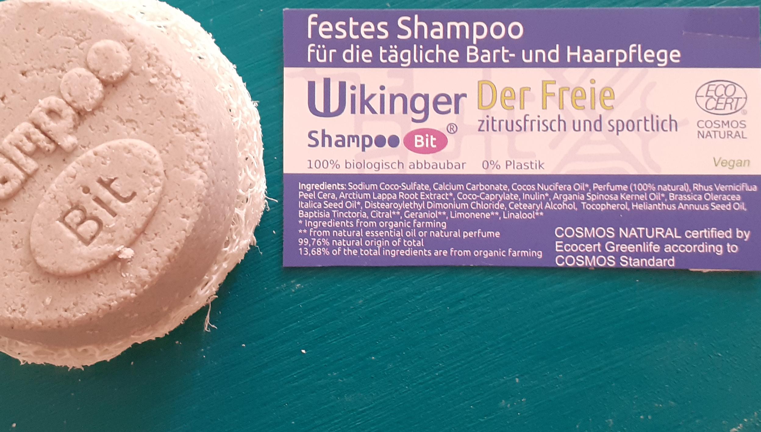 Wikinger Shampoo Bit von Rosenrot für die tägliche Bart- und Haarpflege, Der Freie