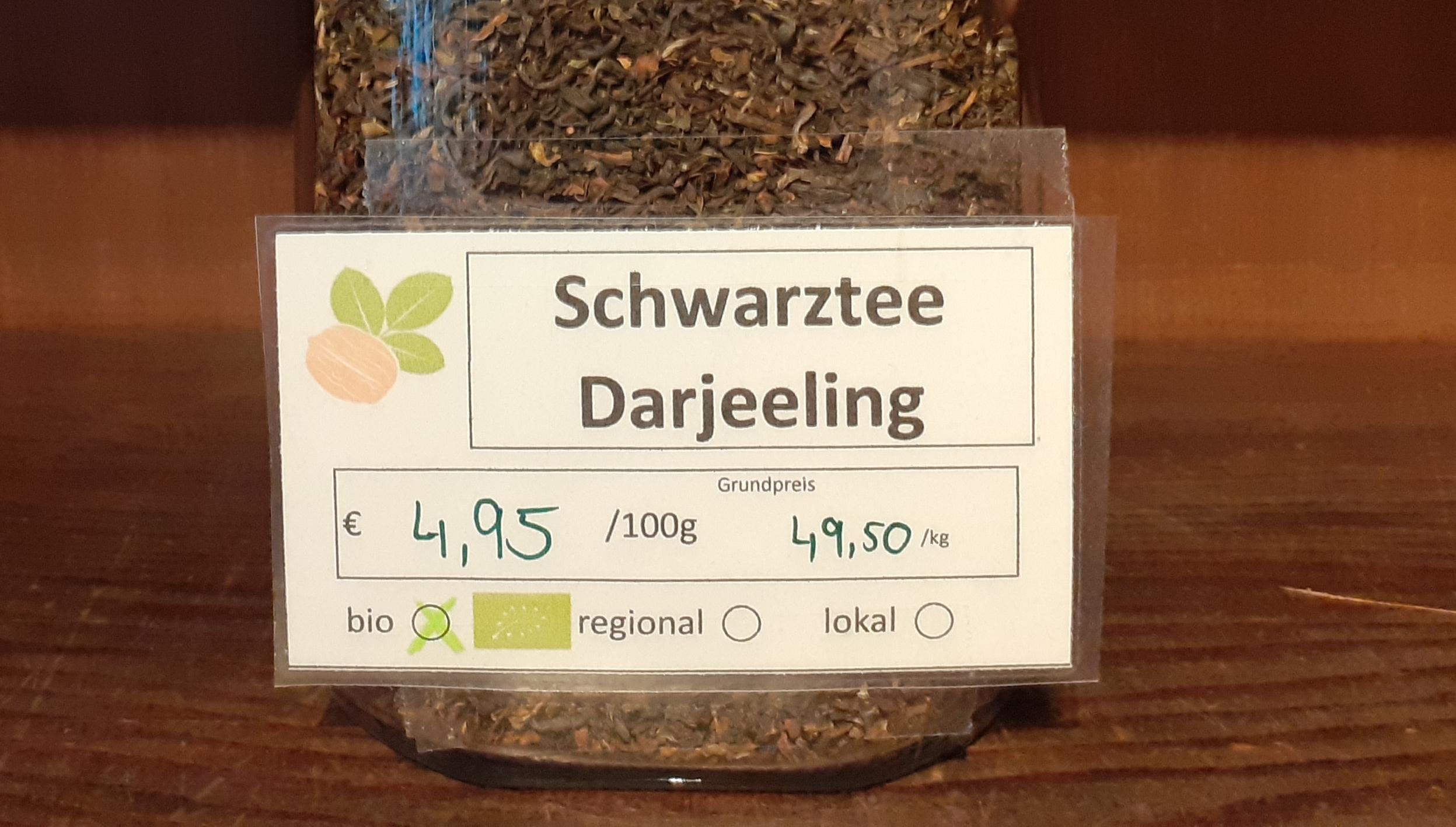 Schwarztee Darjeeling