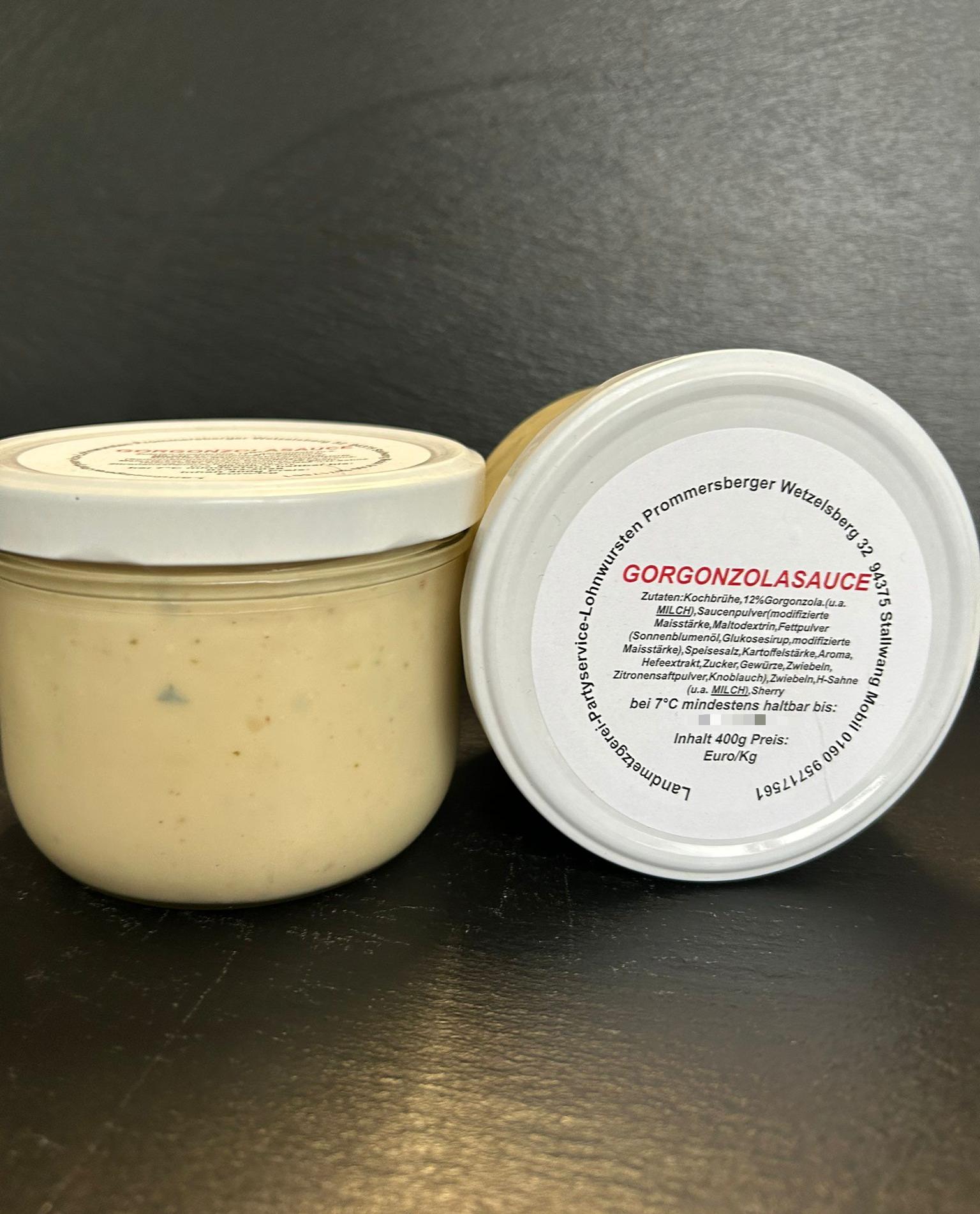 Gorgonzolasauce im 400g Glas