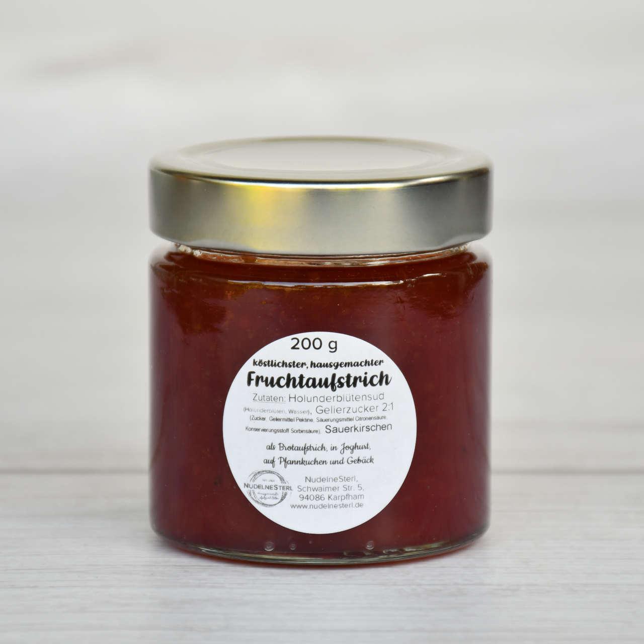 Eine kleine, aber feine Auswahl an Fruchtaufstrichen = Konfitüren und Marmeladen