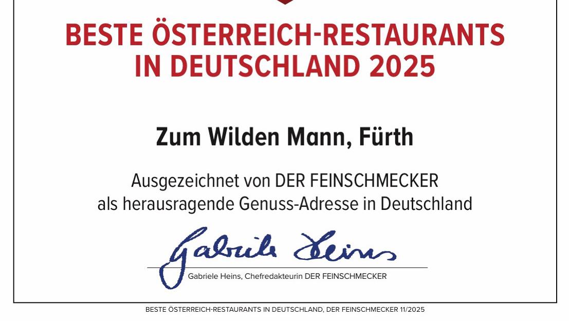 Wiener Küche – Zum Wilden Mann