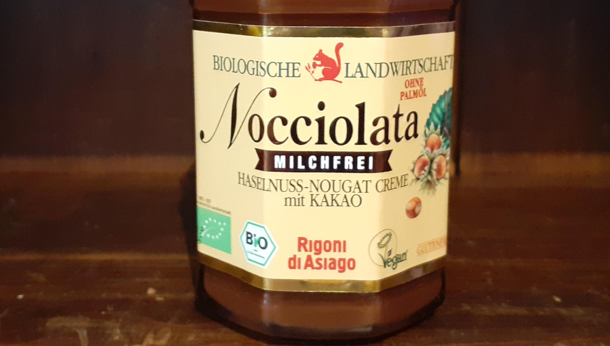 Nocciolata Milchfrei, Haselnuss-Nougat Creme mit Kakao