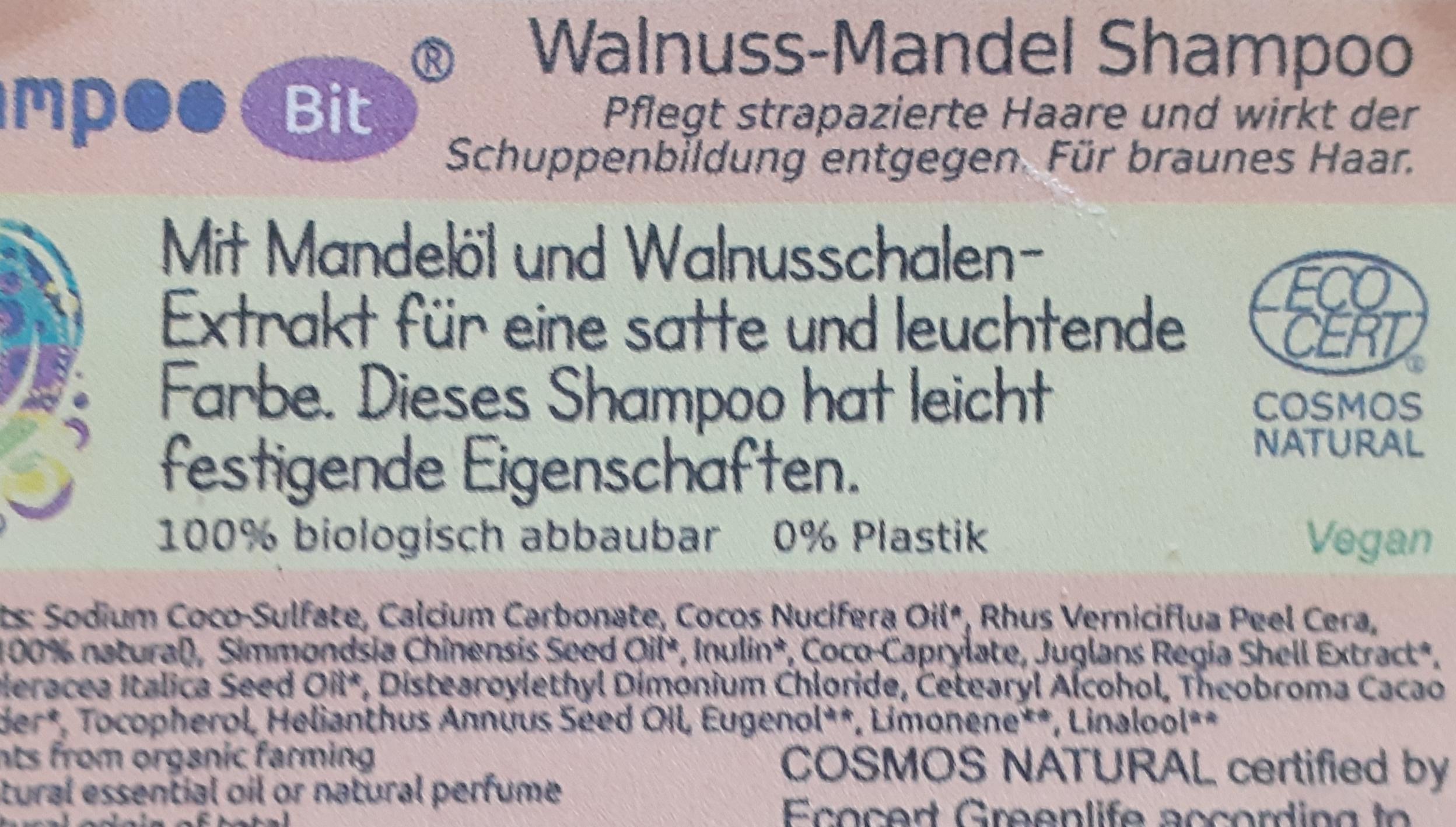 Shampoo Bit von Rosenrot, Walnuss Mandel
