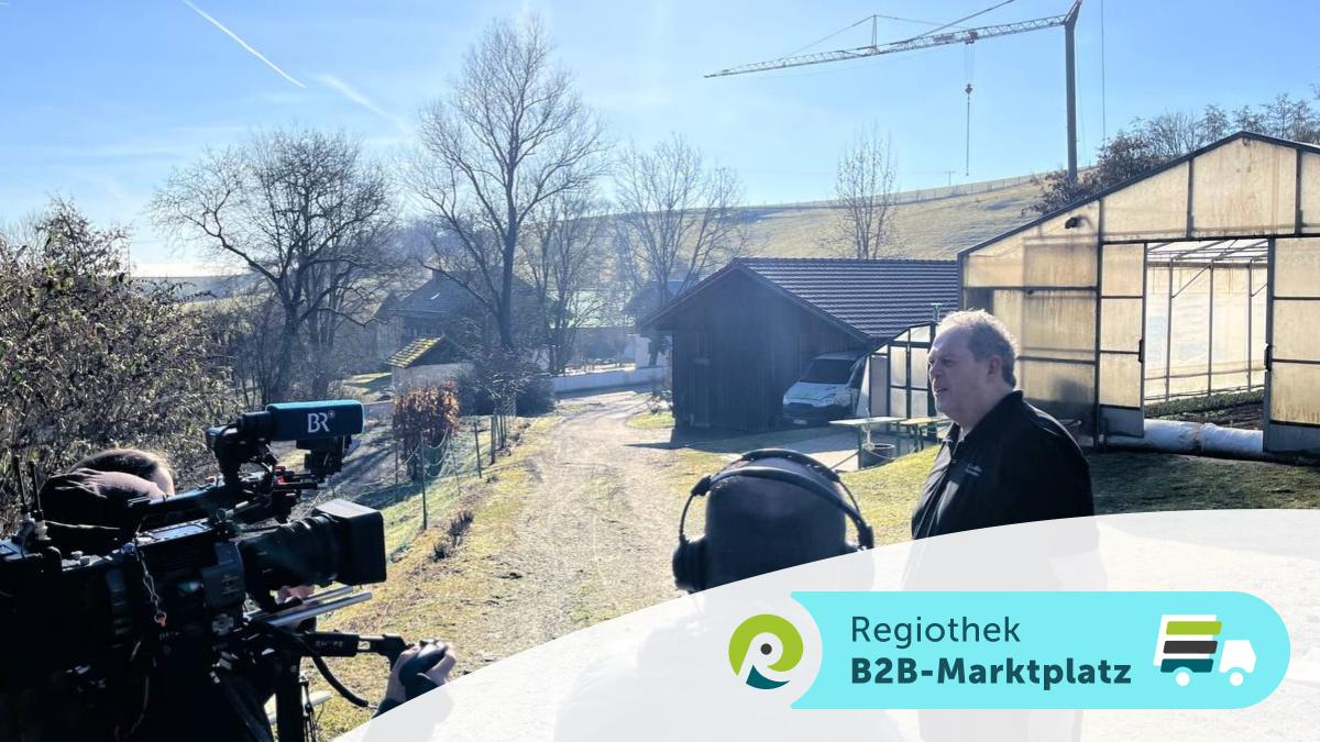 Der BR zu Besuch beim Regiothek B2B-Marktplatz