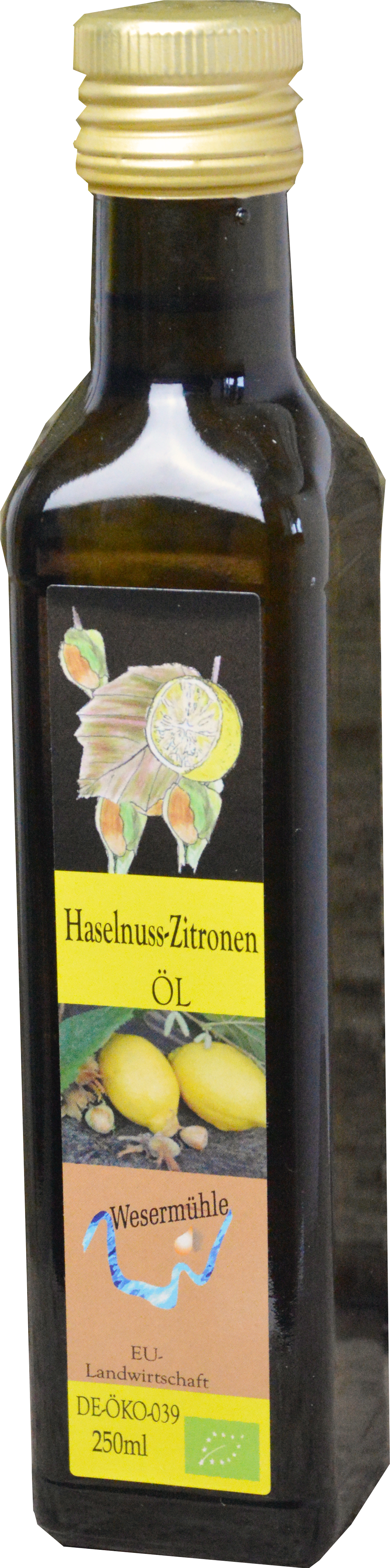 Haselnuss-Zitronenöl Bio