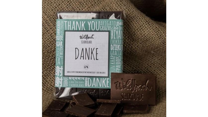 "Danke" Zartbitterschokolade