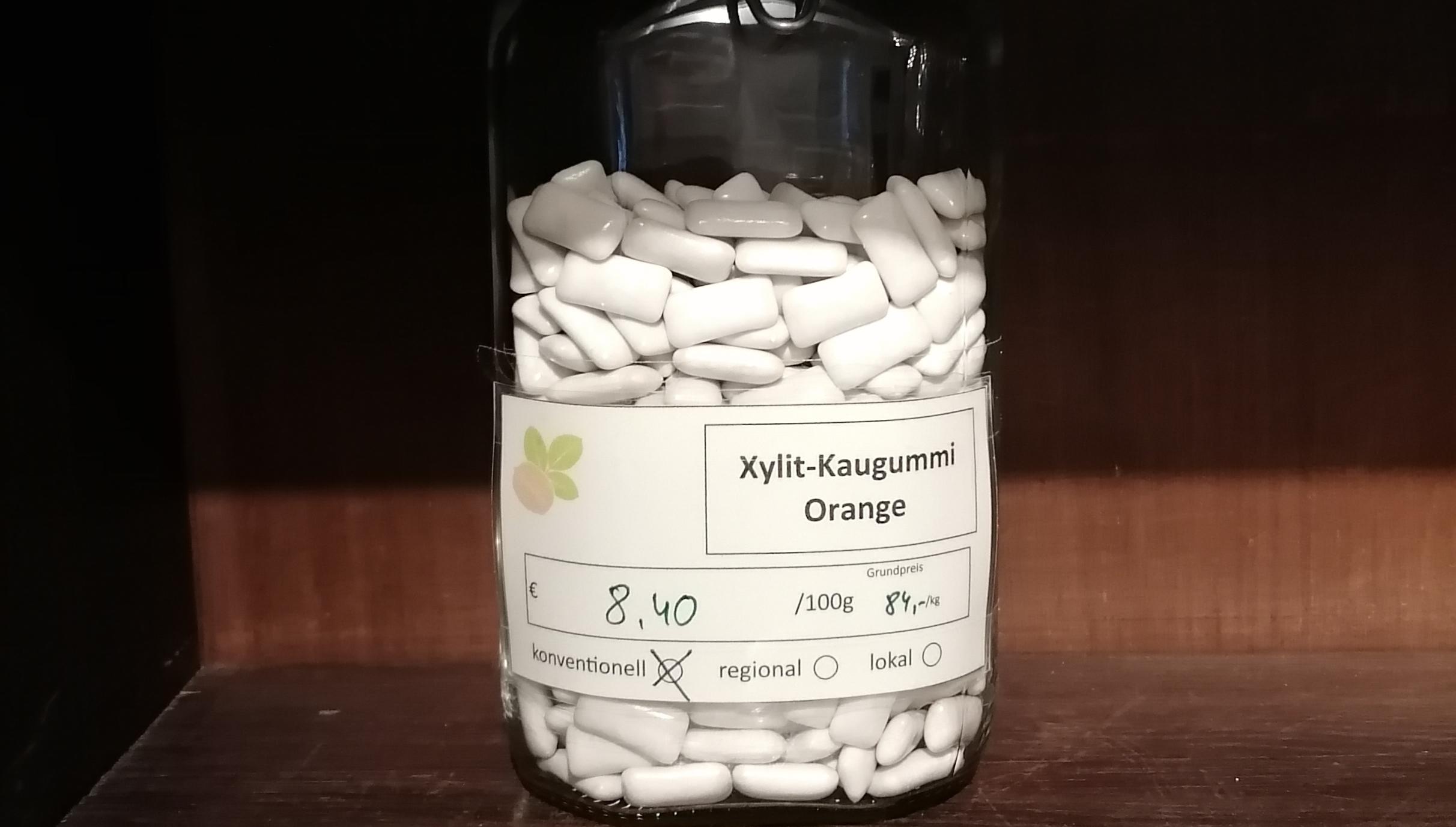 Xylit-Kaugummi Orange