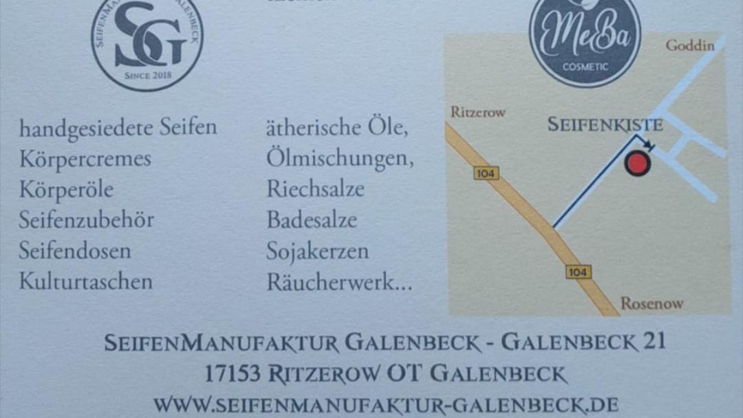 "Seifenmanufaktur Galenbeck – Sabrina Baumgarten & Torsten Metscher GbR"