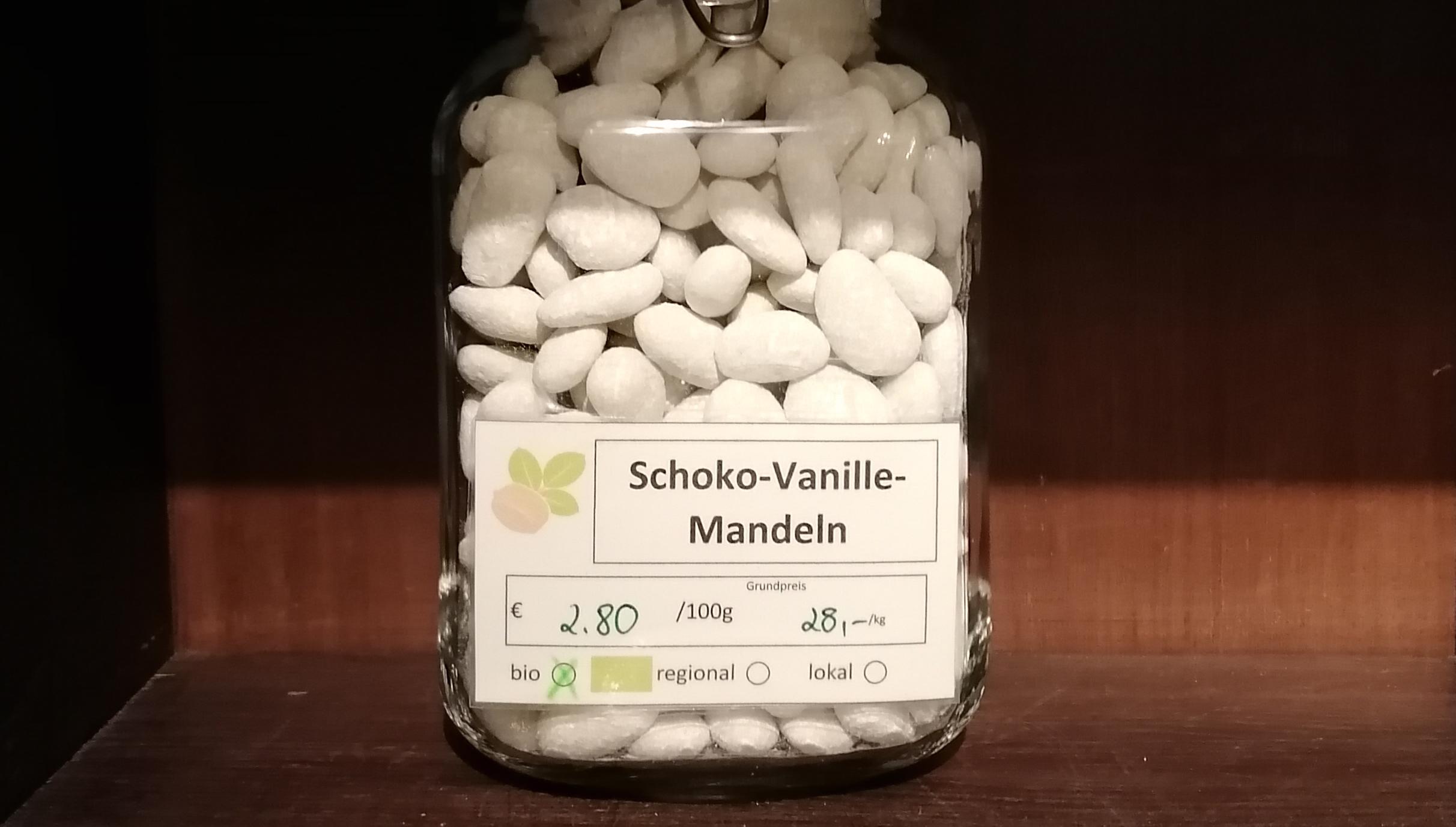 Schoko-Vanille-Mandeln