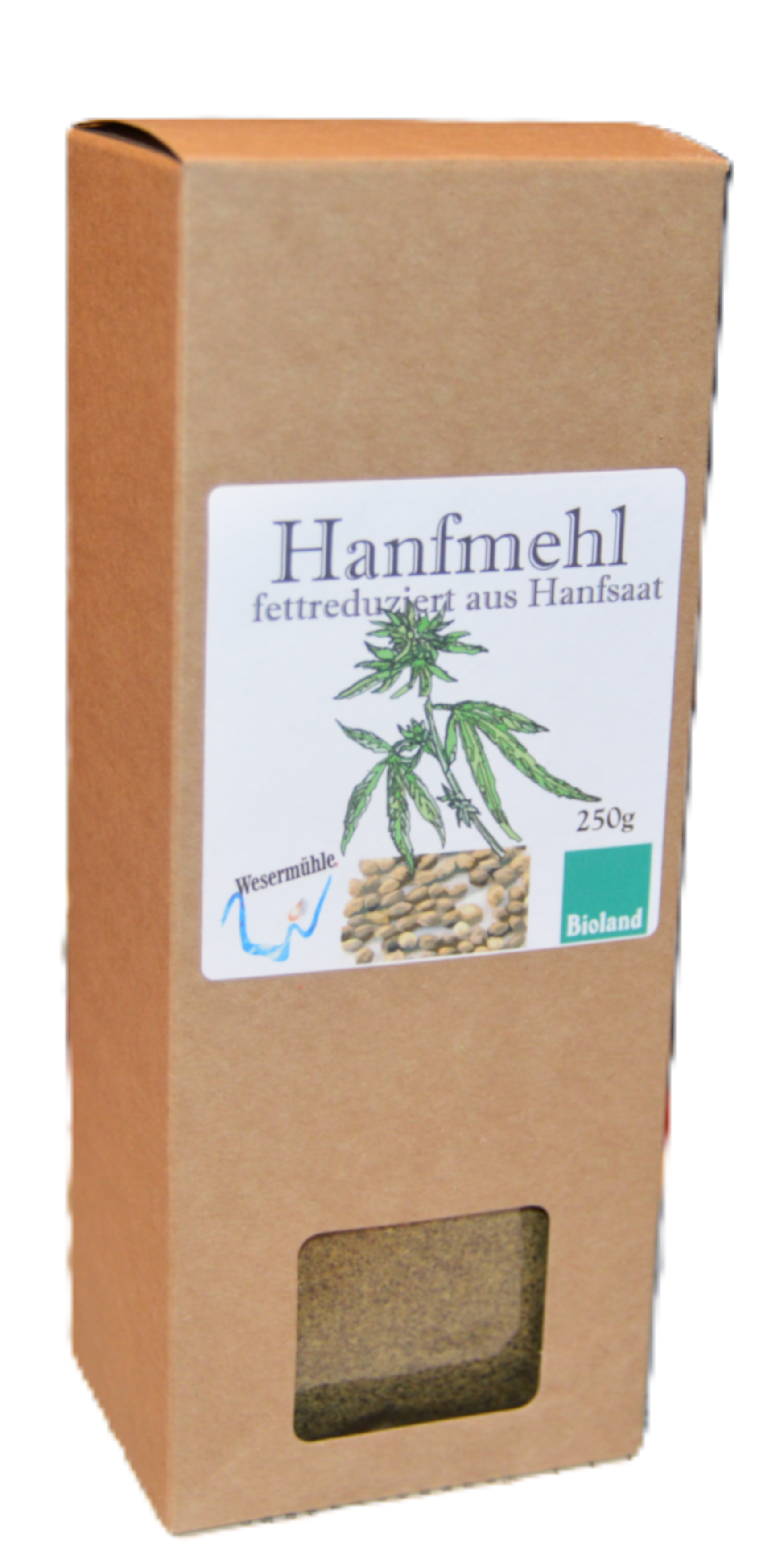 Hanfmehl fettreduziert