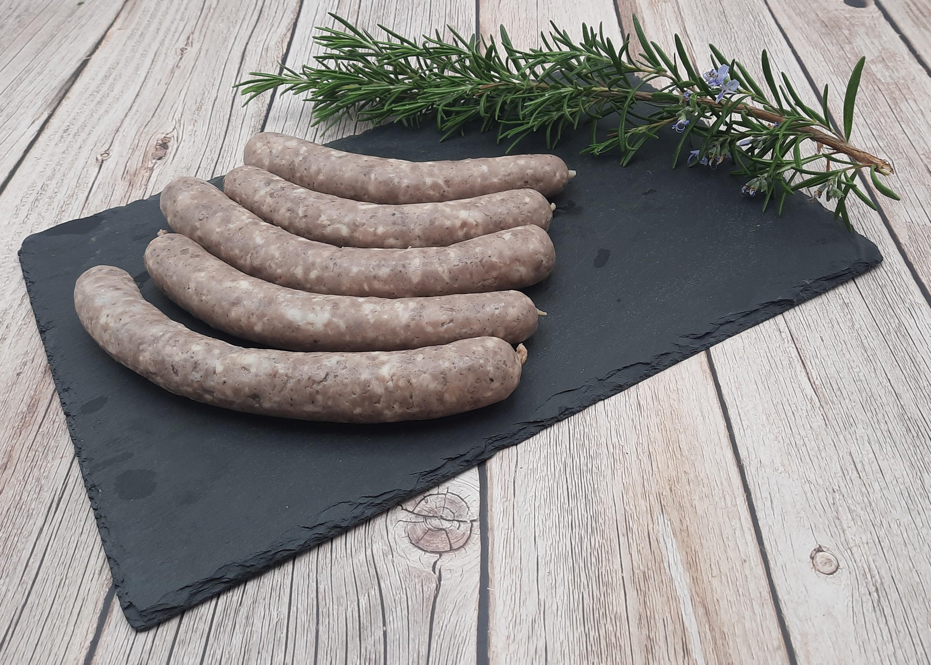 Rehbratwurst "Die rote Wilde"