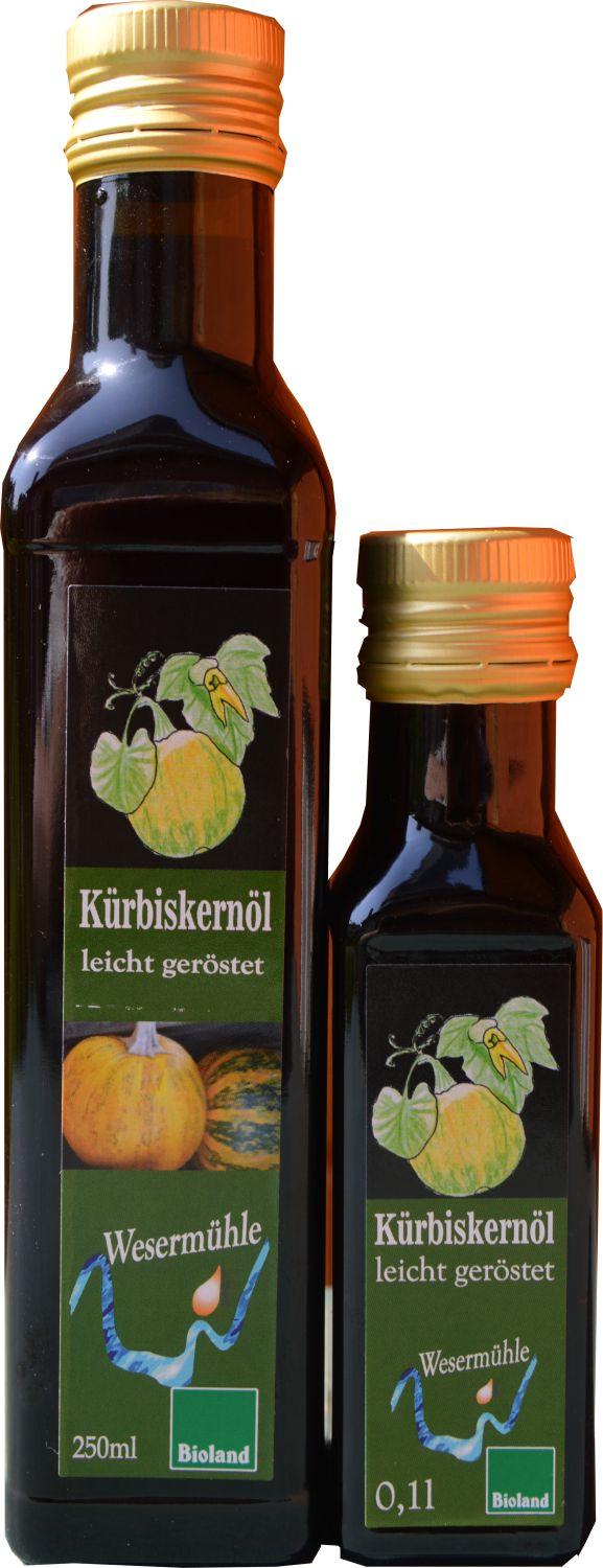 Kürbiskernöl Bioland geröstet