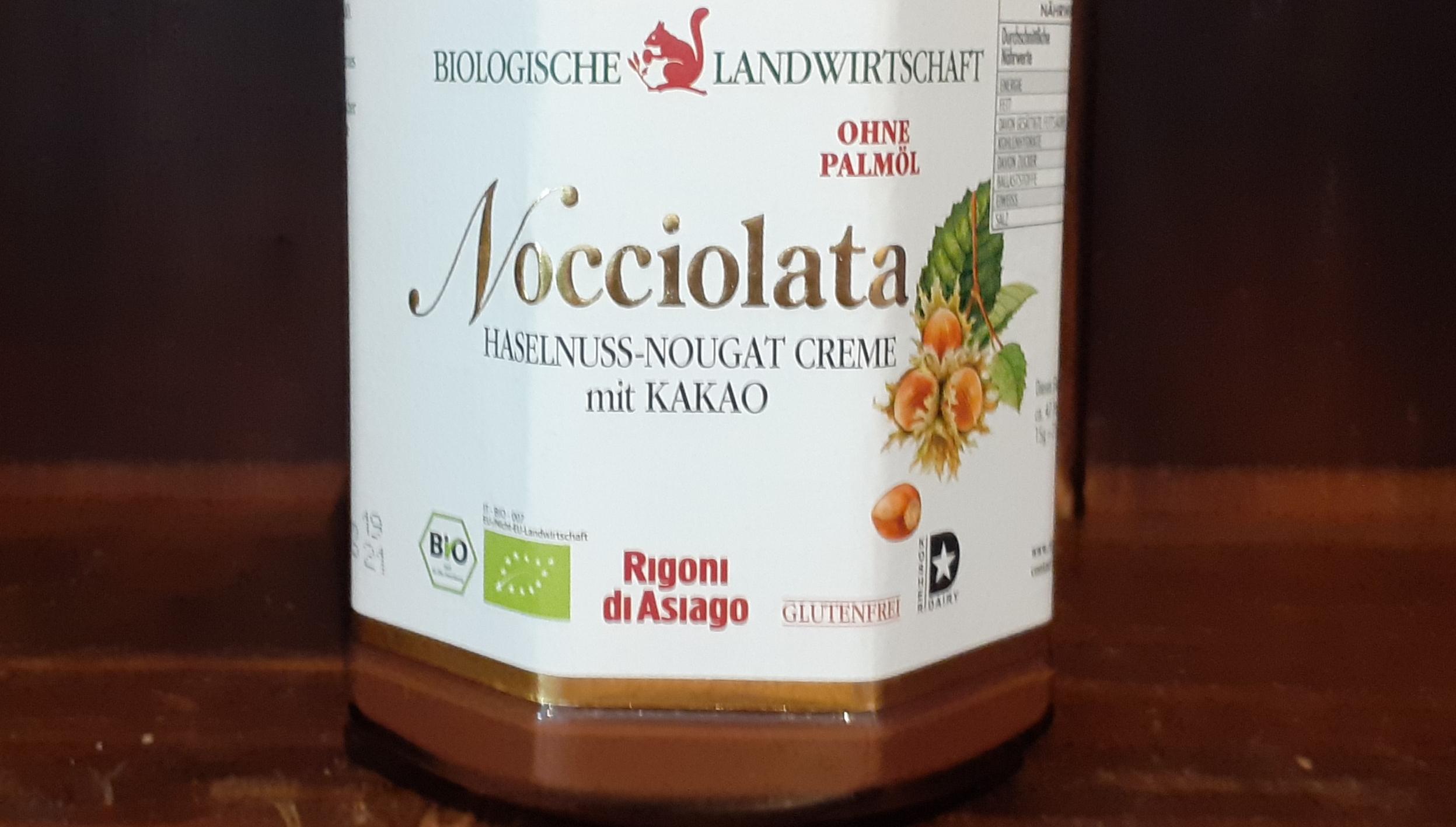 Nocciolata, Haselnuss-Nougat Creme mit Kakao, groß