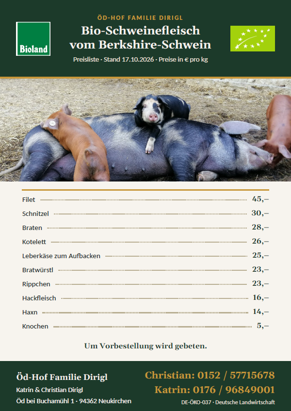 Bioland Hof Familie Dirigl