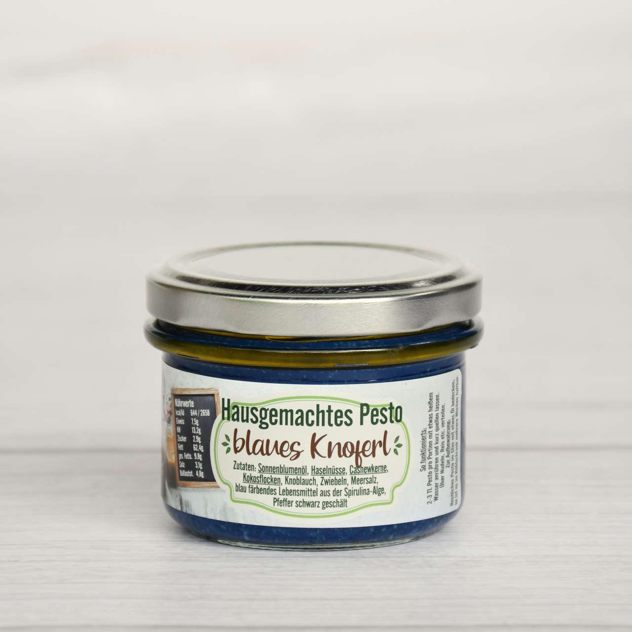 Pesto "Blaues Knoferl"