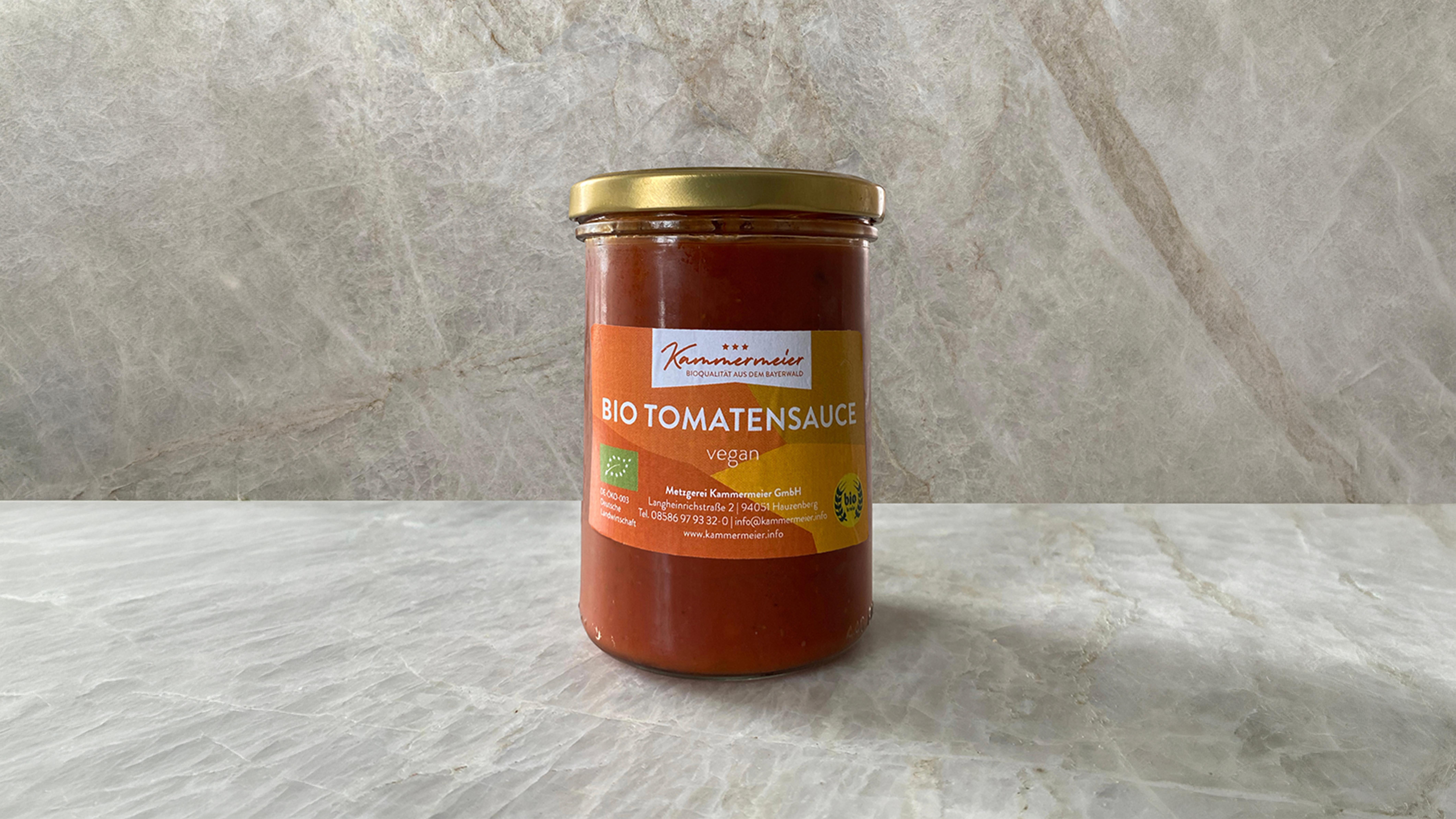 vegane Bio Tomaten Sauce