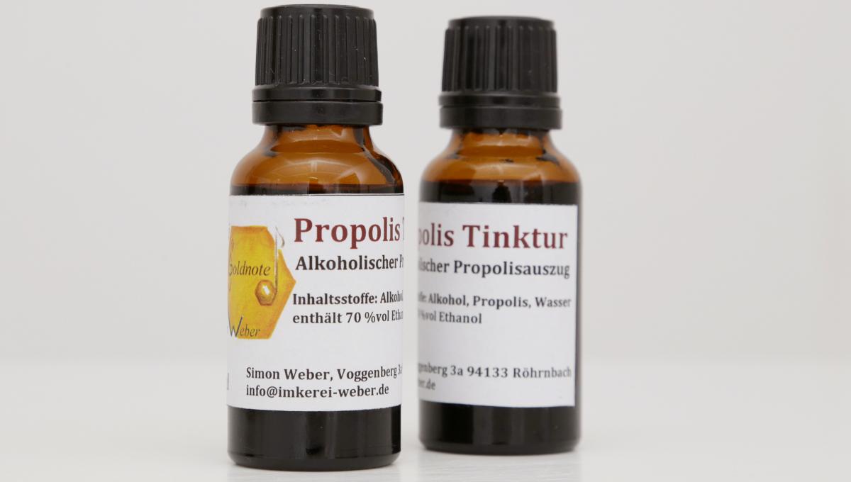 Propolis Tinktur mit Alkohol Propolis Tinktur mit Alkohol