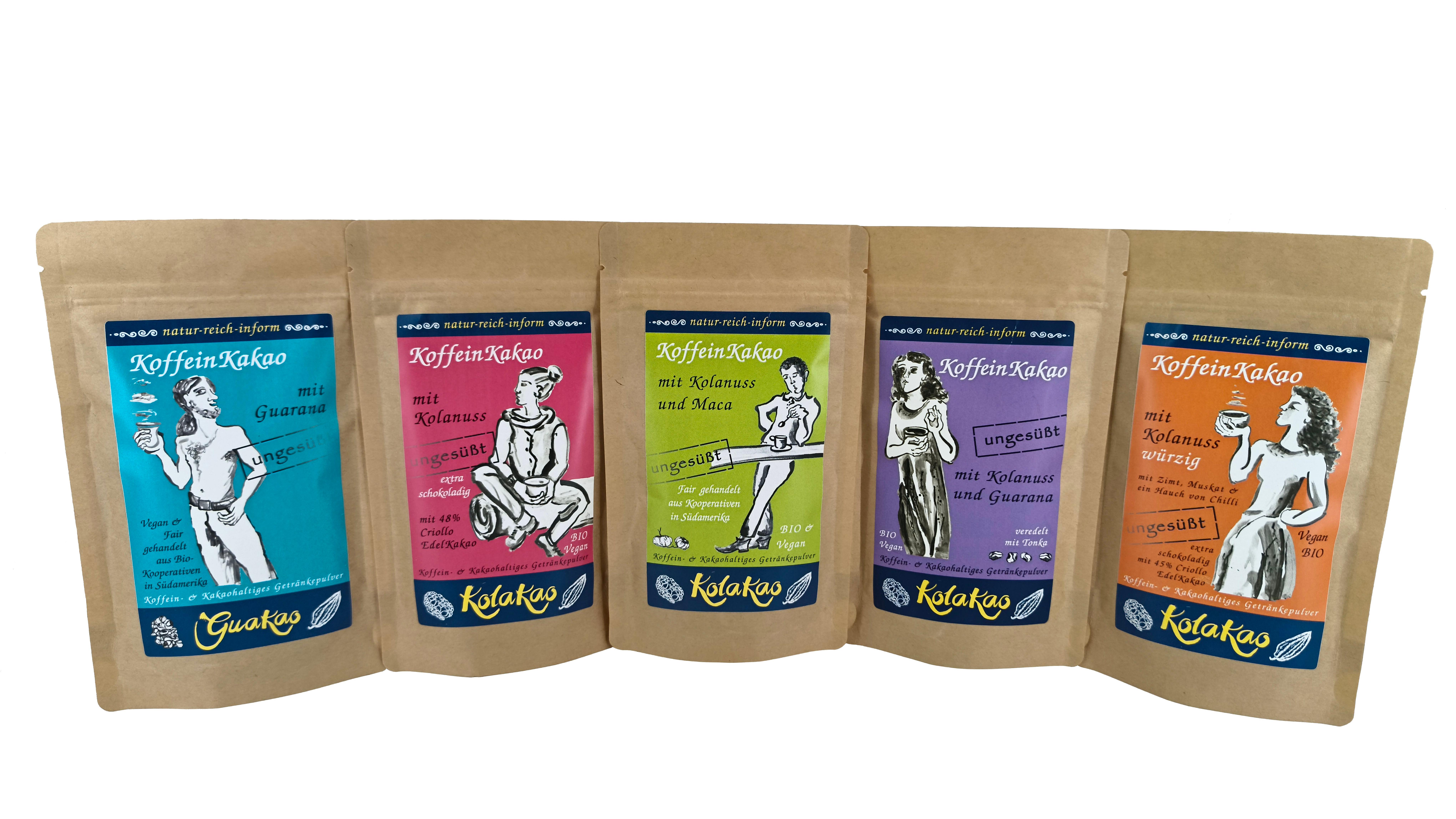 Kennenlernpaket KoffeinKakao - ungesüßt° BIO