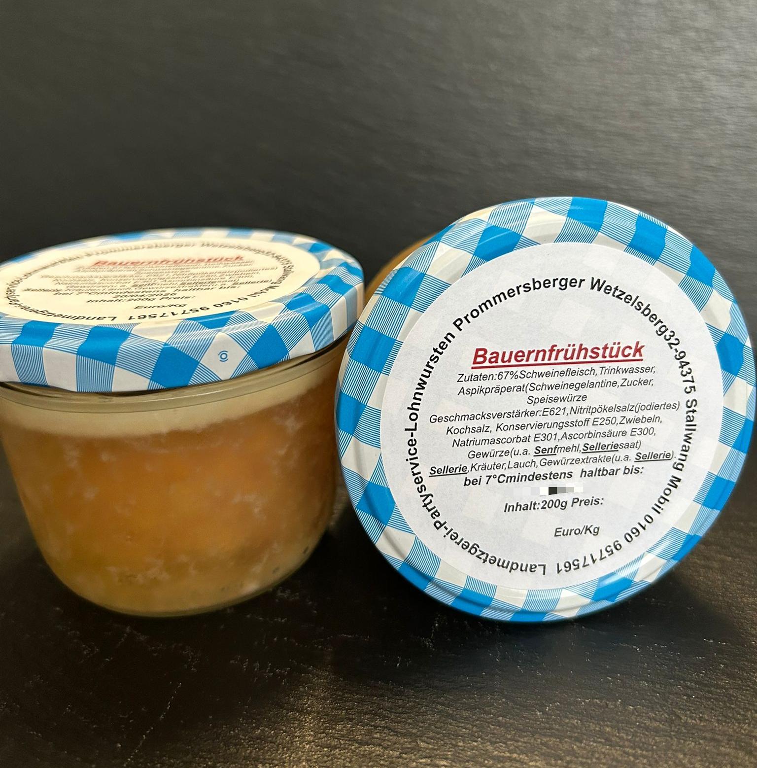 Bauernfrühstück 200g Glas
