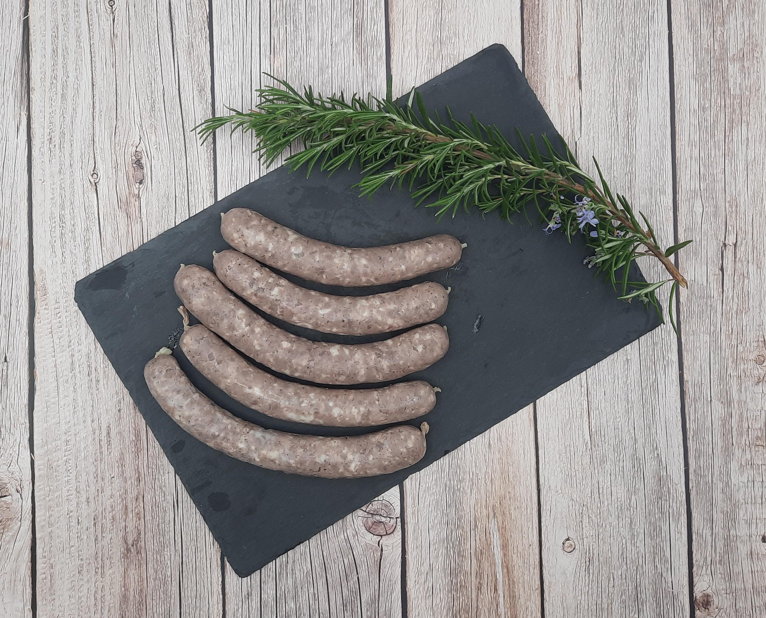 Rehbratwurst "Die rote Wilde"
