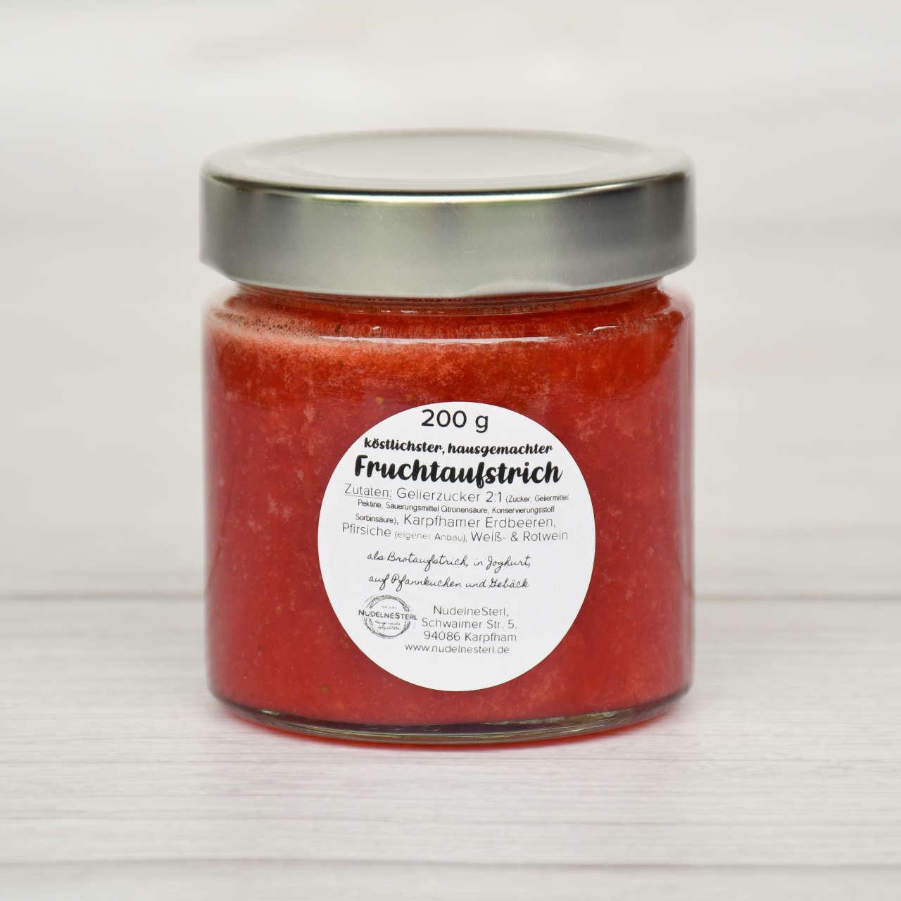 Eine kleine, aber feine Auswahl an Fruchtaufstrichen = Konfitüren und Marmeladen