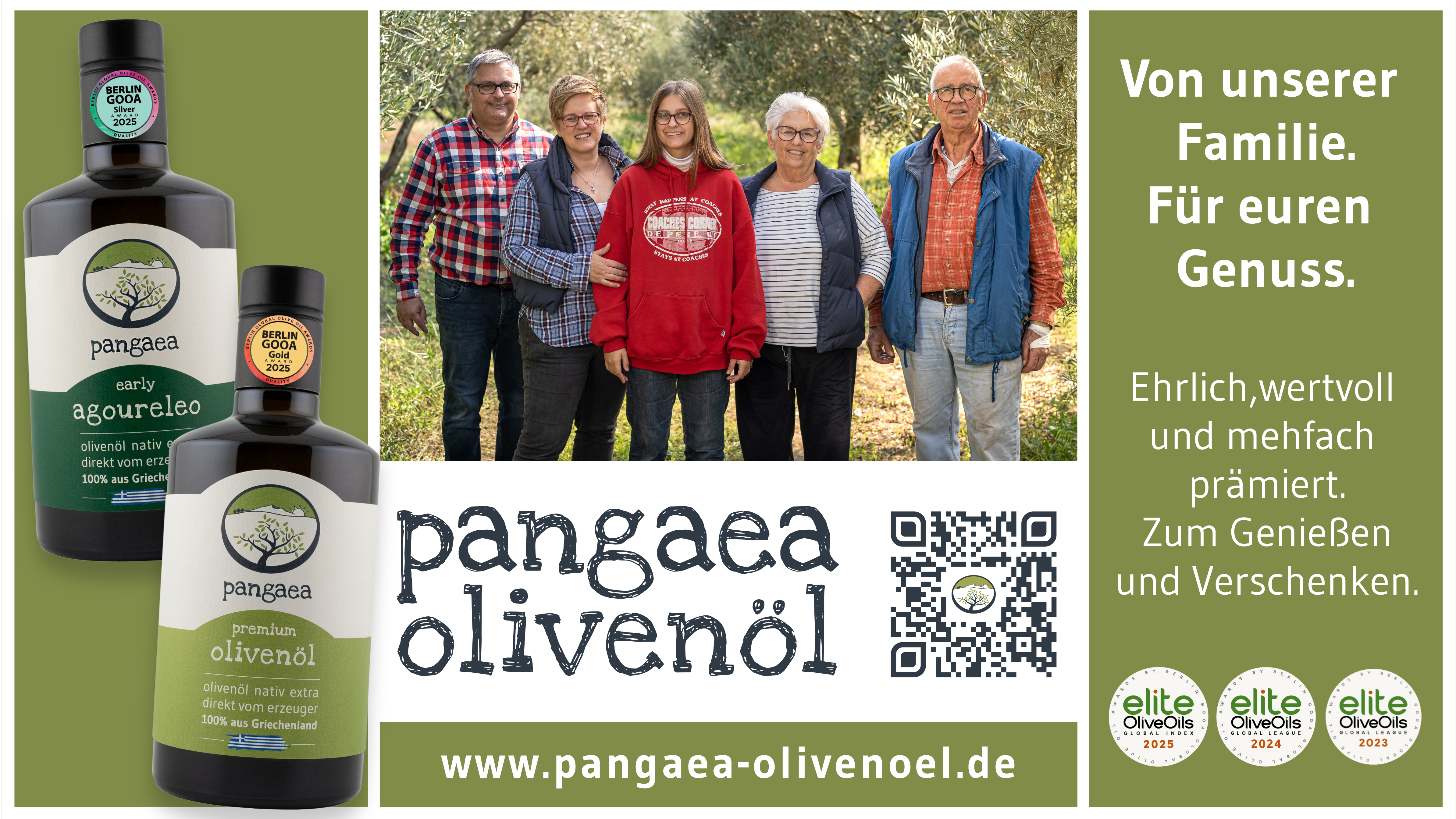 Pangaea Olivenöl aus Griechenland