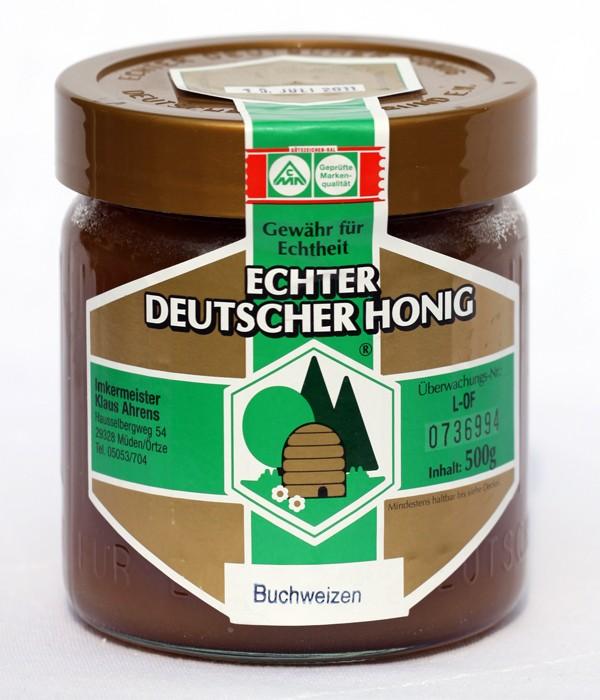 Buchweizenhonig aus der Imkerei Ahrens