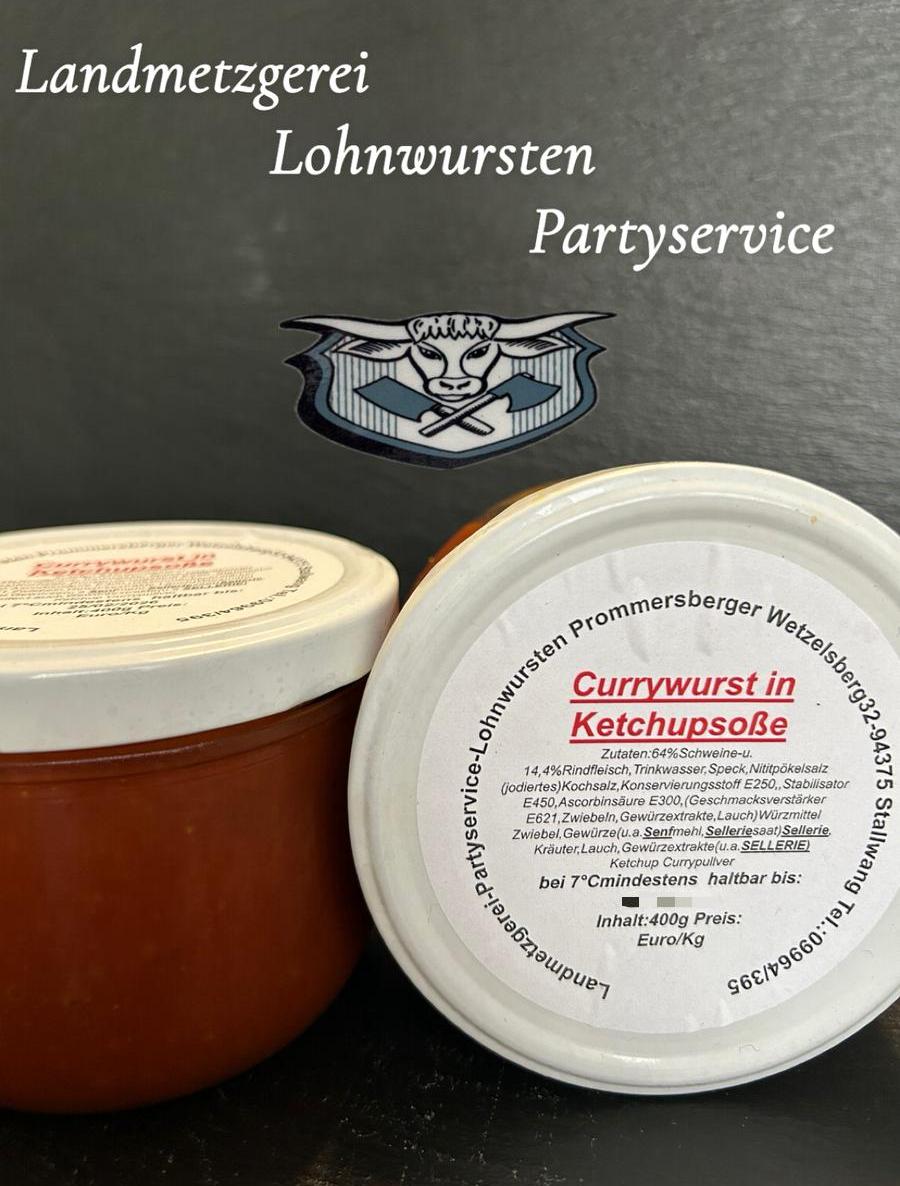 Currywurst in Ketchupsauce