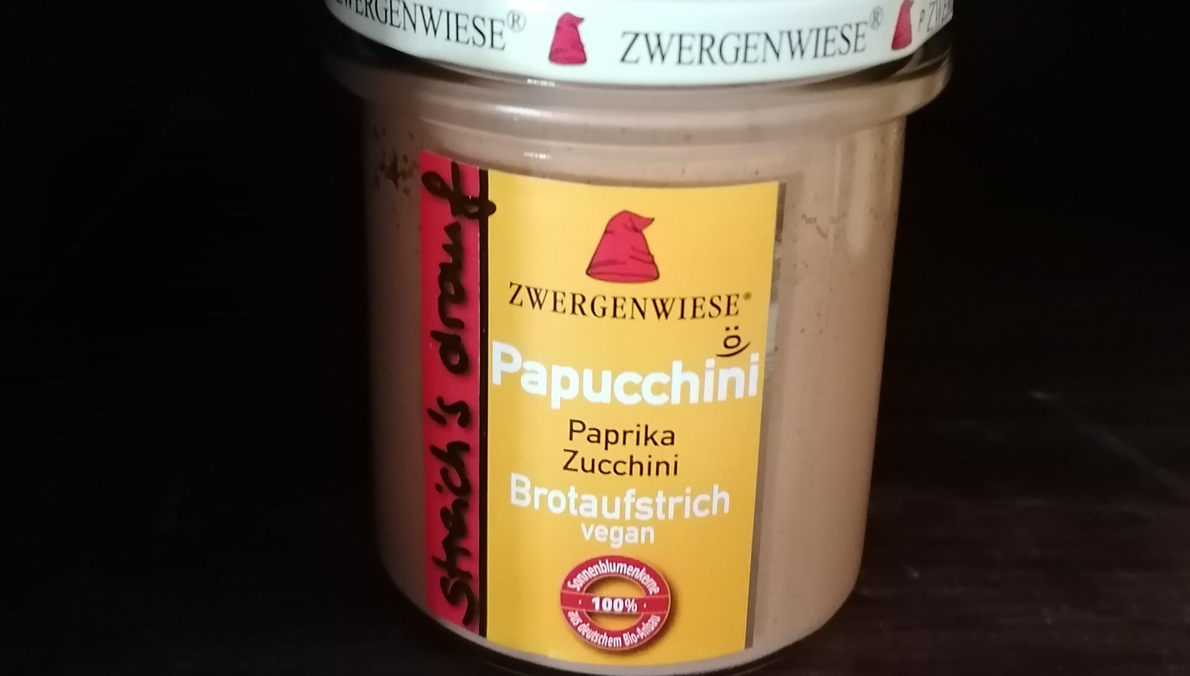 Aufstrich Zwergenwiese: Steich´s drauf - Papucchini / Paprika und Zucchini
