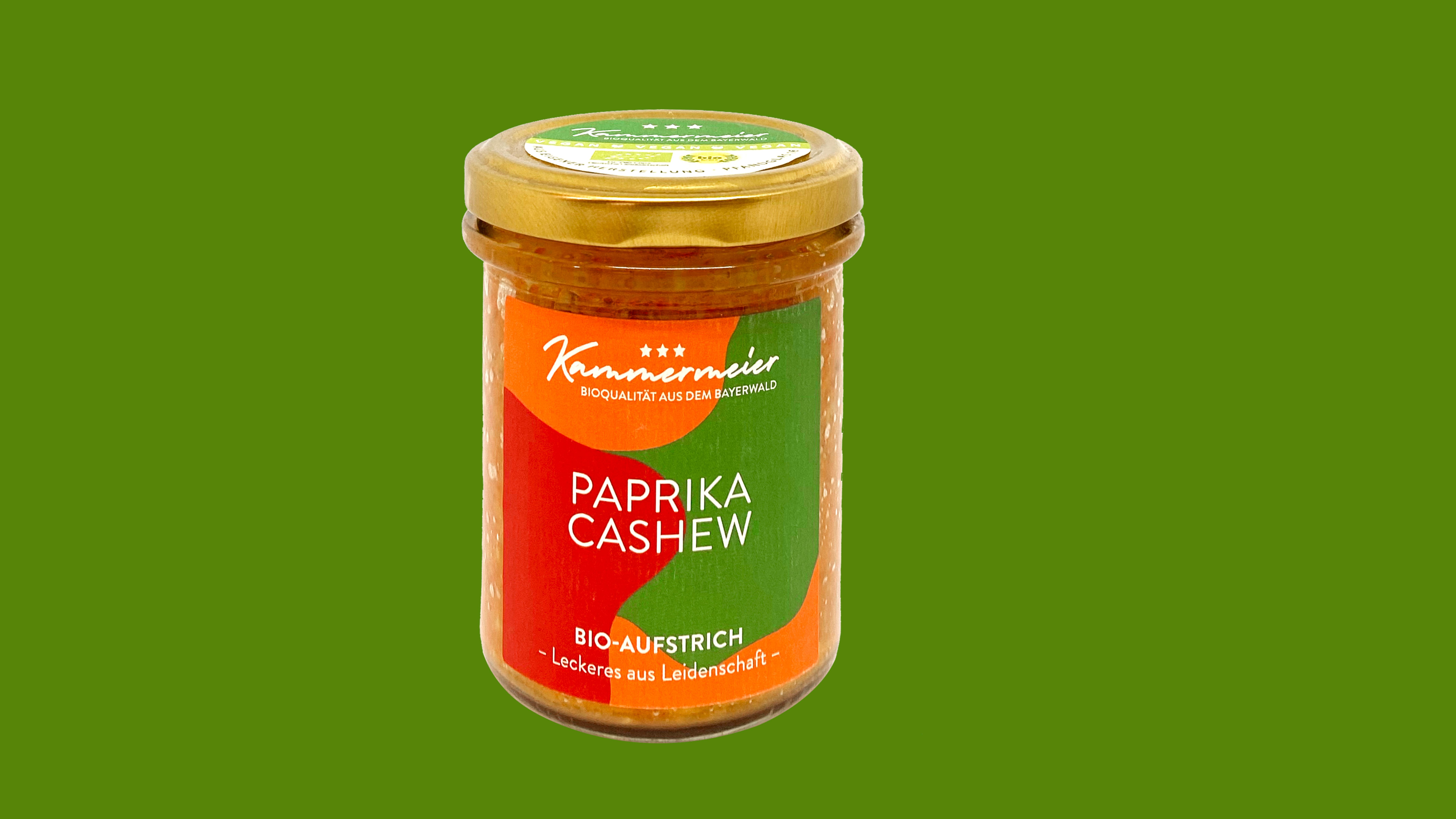 veganer Bio Paprika Cashew Aufstrich