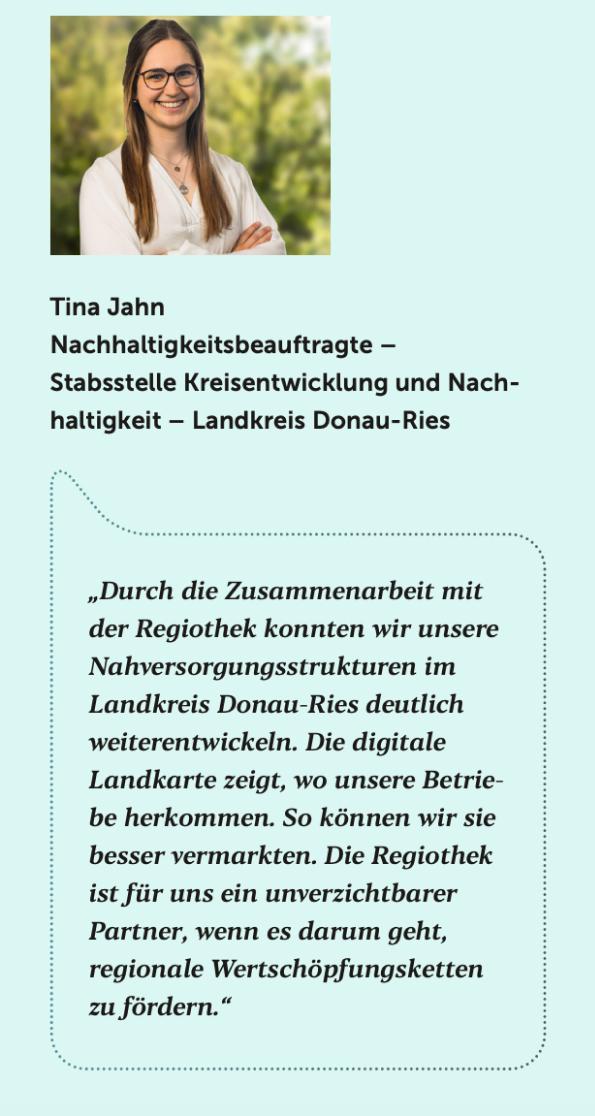 Tina Jahn Donau Ries Referenz