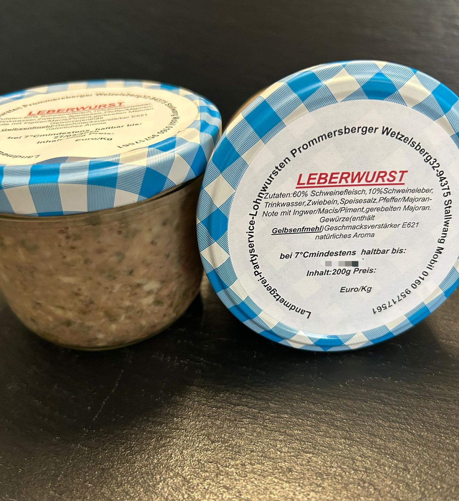 Leberwurst 200g Glas