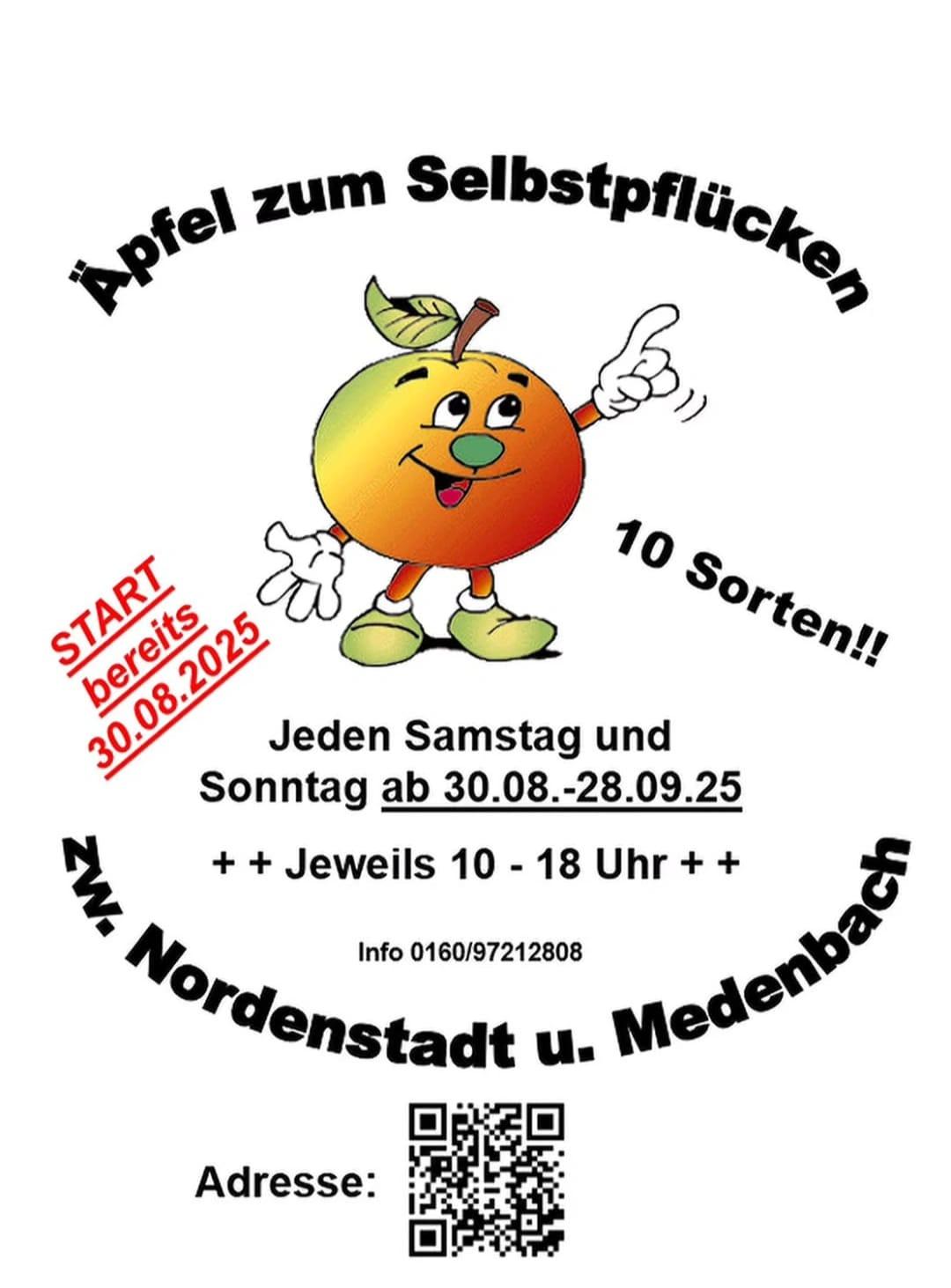Äpfel zum Selbstpflücken
