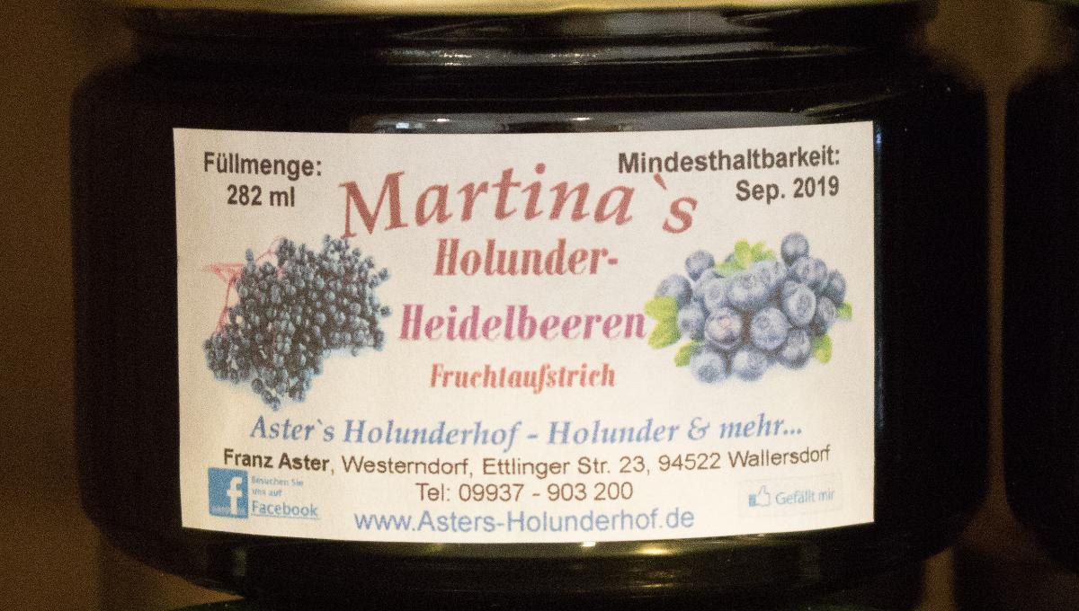 Fruchtaufstrich Holunder & Heidelbeere Fruchtaufstrich Holunder & Heidelbeere