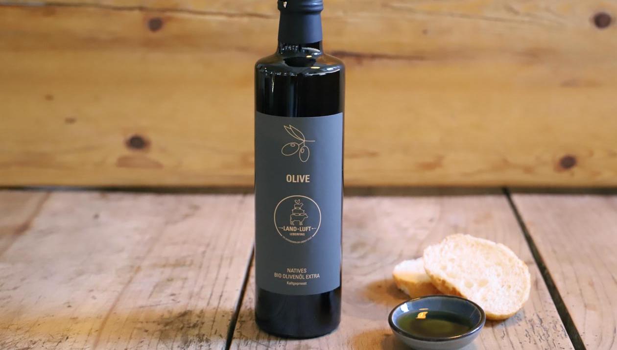 Natives Olivenöl kaltgepresst