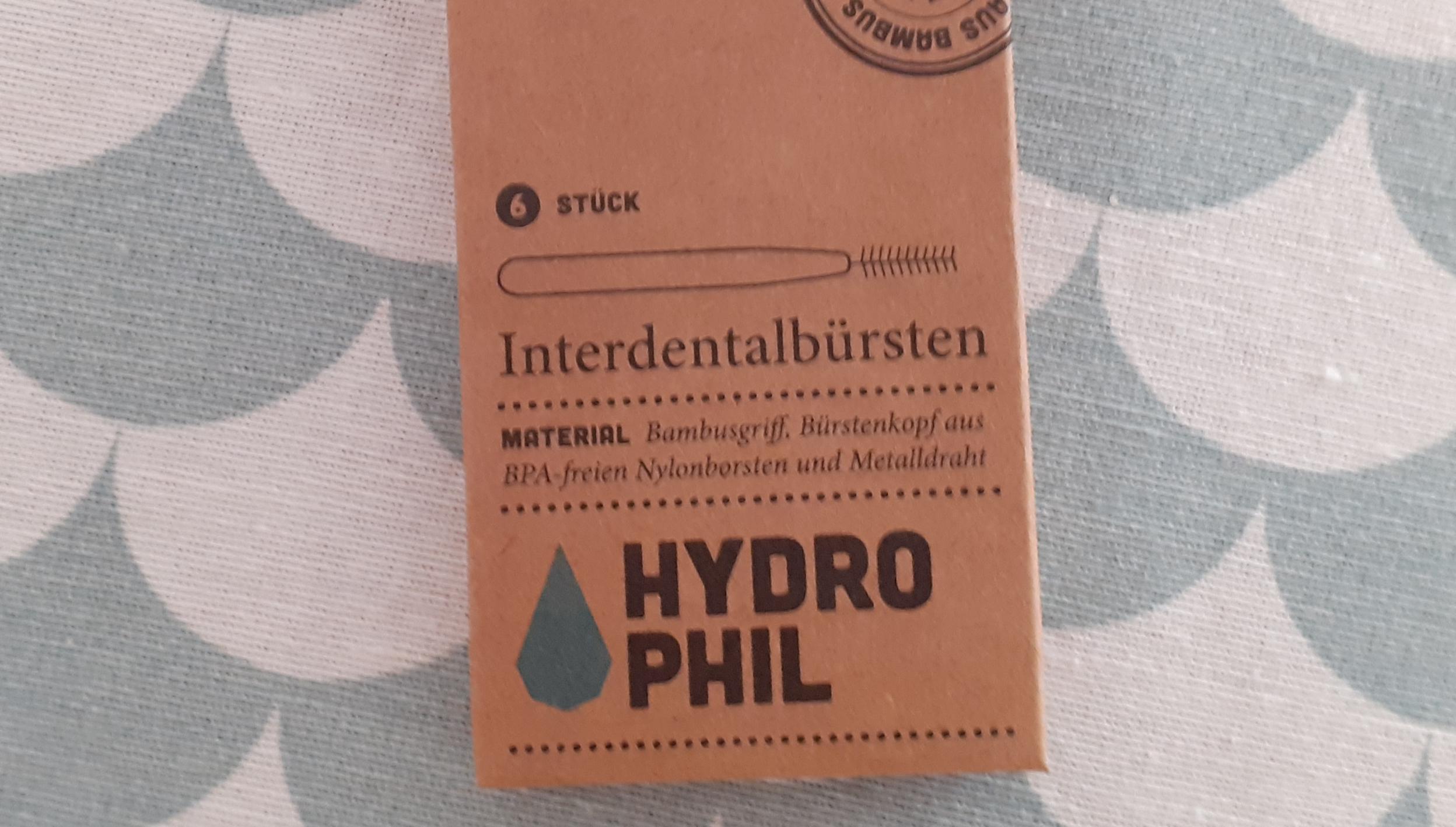 Interdentalbürsten, 6 Stück von Hydrophil
