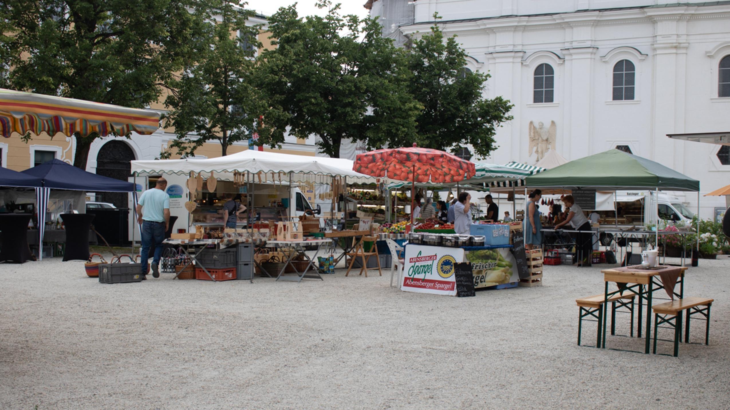 Wochenmarkt Passau Domplatz